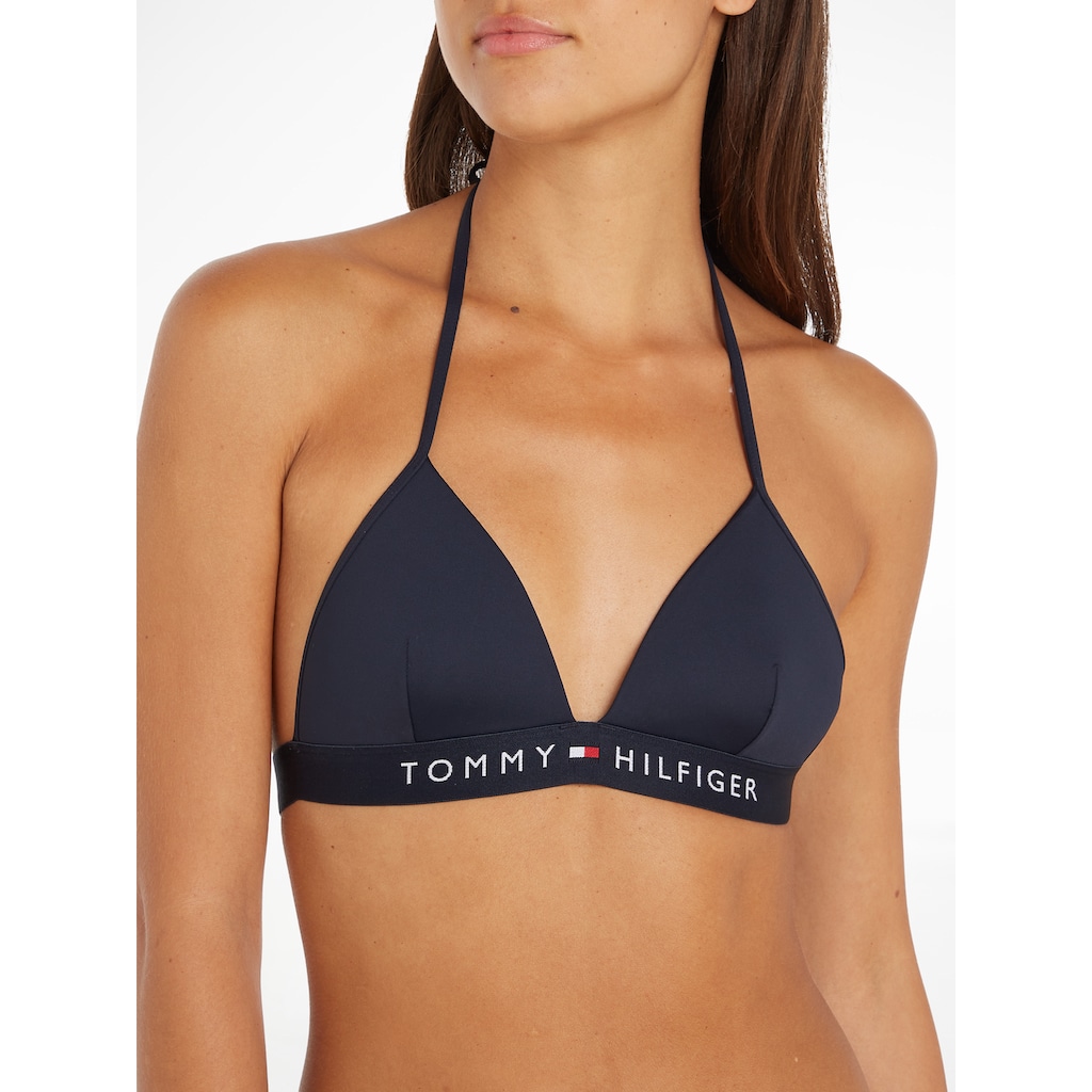 Tommy Hilfiger Swimwear Triangel-Bikini-Top »TH TRIANGLE FIXED FOAM«, mit Tommy Hilfiger-Branding