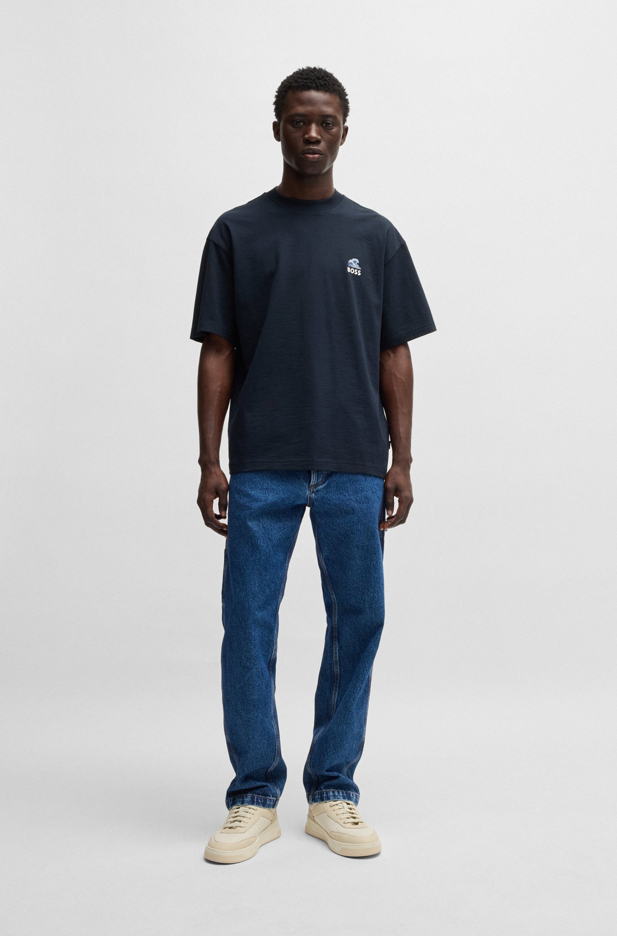 BOSS ORANGE T-Shirt »Te numbers«, mit grossem Aufdruck hinten