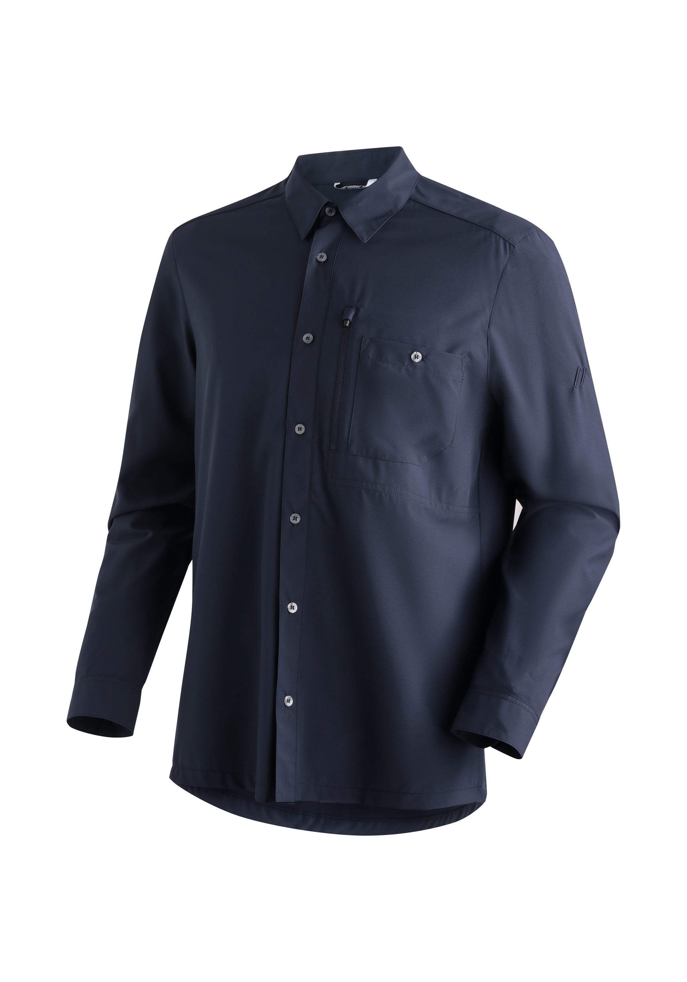 Image of Maier Sports Funktionshemd "Magos L/S M" Herren Hemd langarm, leichtes Freizeithemd, Langarmhemd, Körperbetont