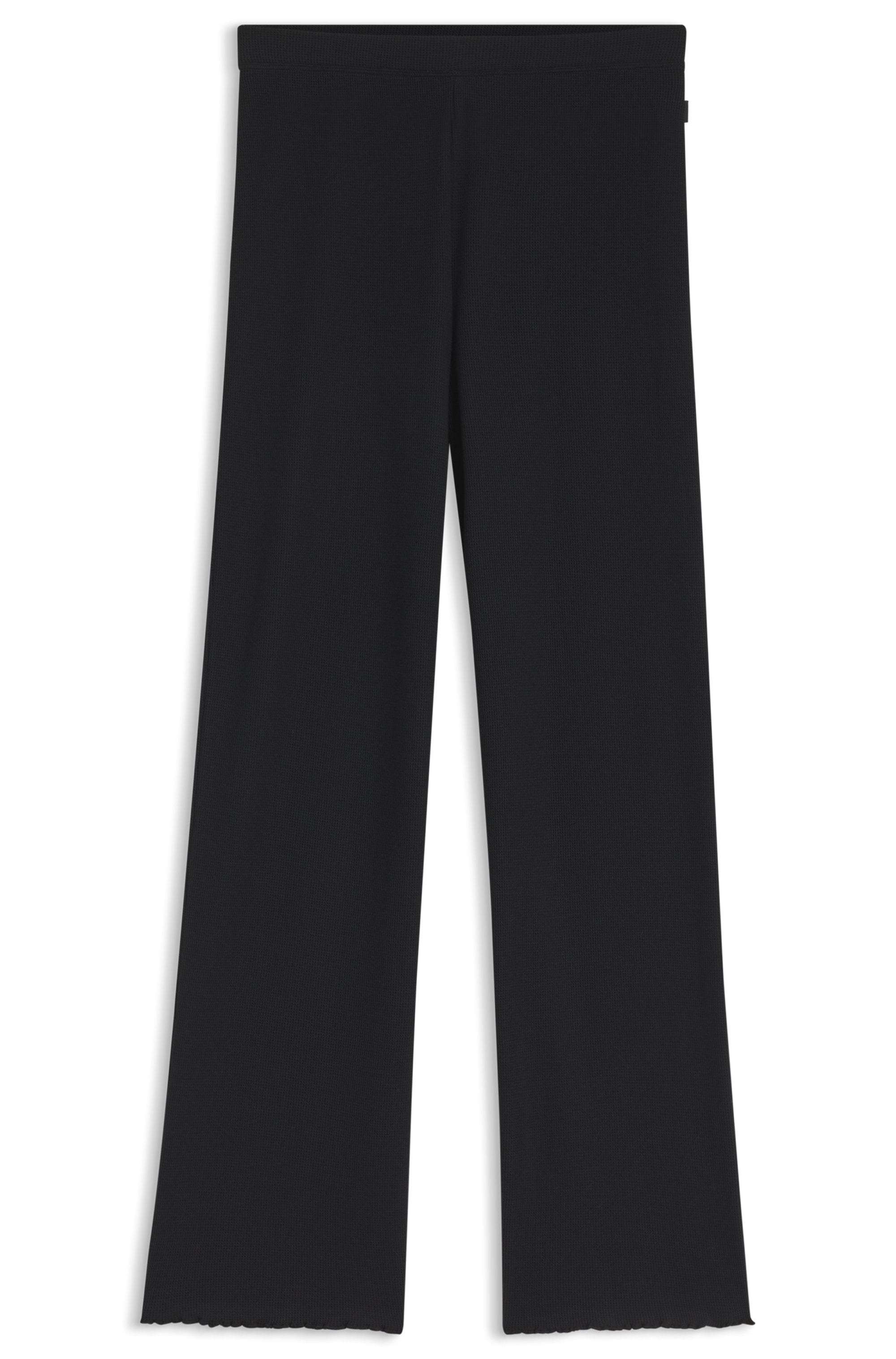 BOSS Pantalon de pyjama »Cosy Waffle«  en mélange de coton avec structure gaufrée
