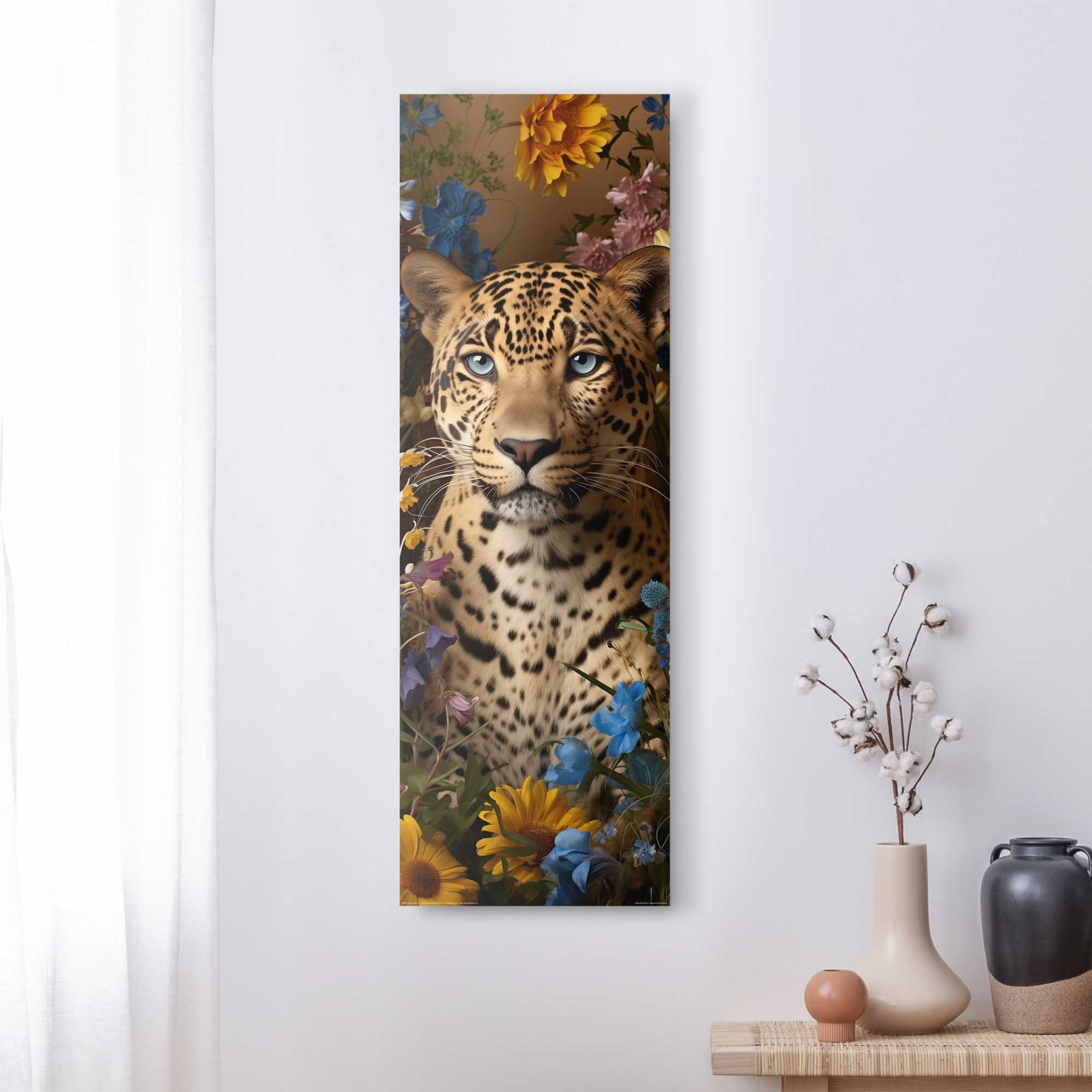 Image of Reinders Deco-Panel "Panther Flowers"