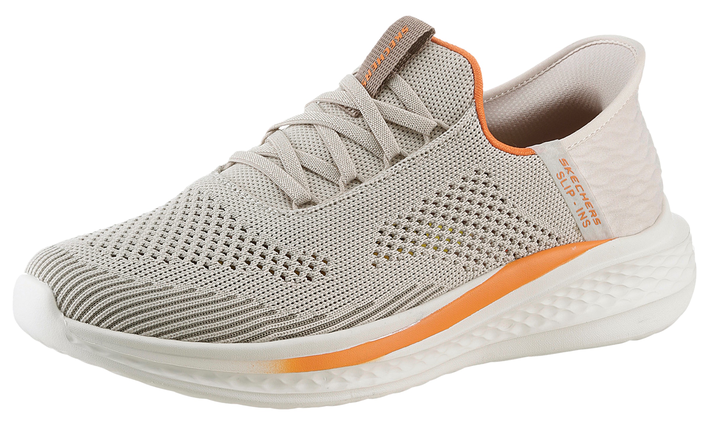 Image of Skechers Slip-On Sneaker "SLADE-QUINTO", Slipper, Freizeitschuh mit dezenten Kontrastbesatz