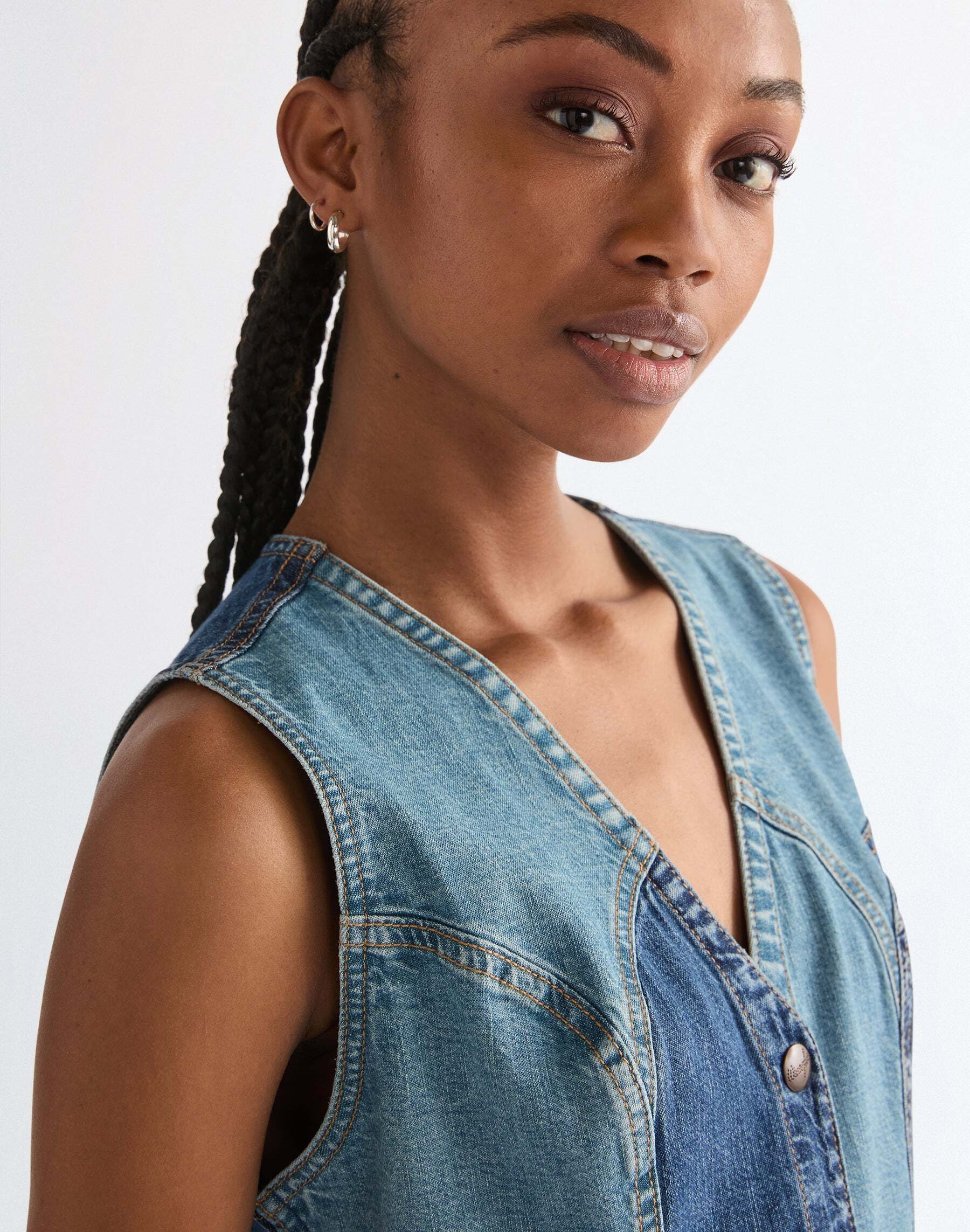 Wrangler Robe en jean »WRANGLER Jeanskleid Vest Dress«