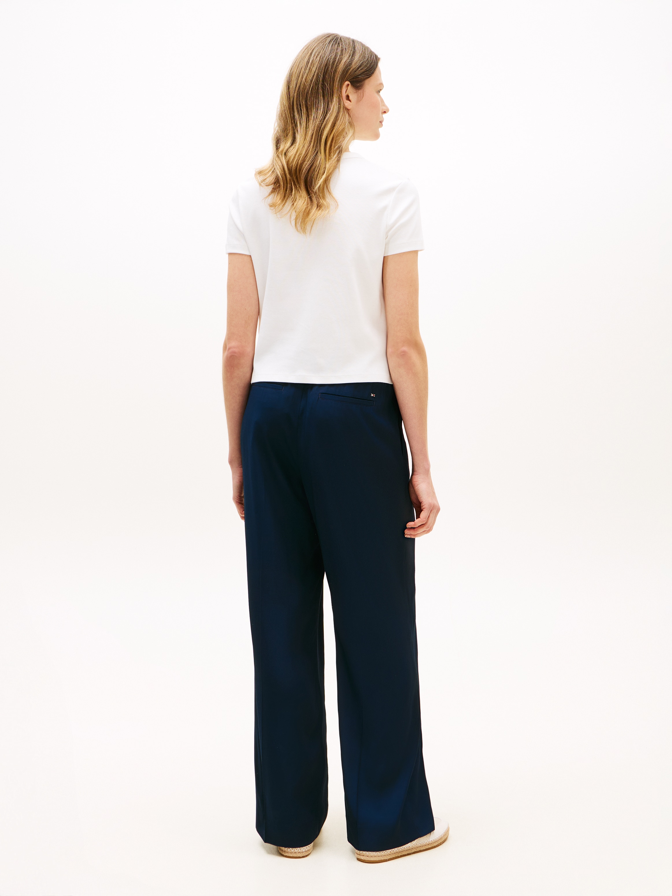 Tommy Hilfiger T-shirt à manches courtes »GOLD BUTTON SLIM SS TEE«