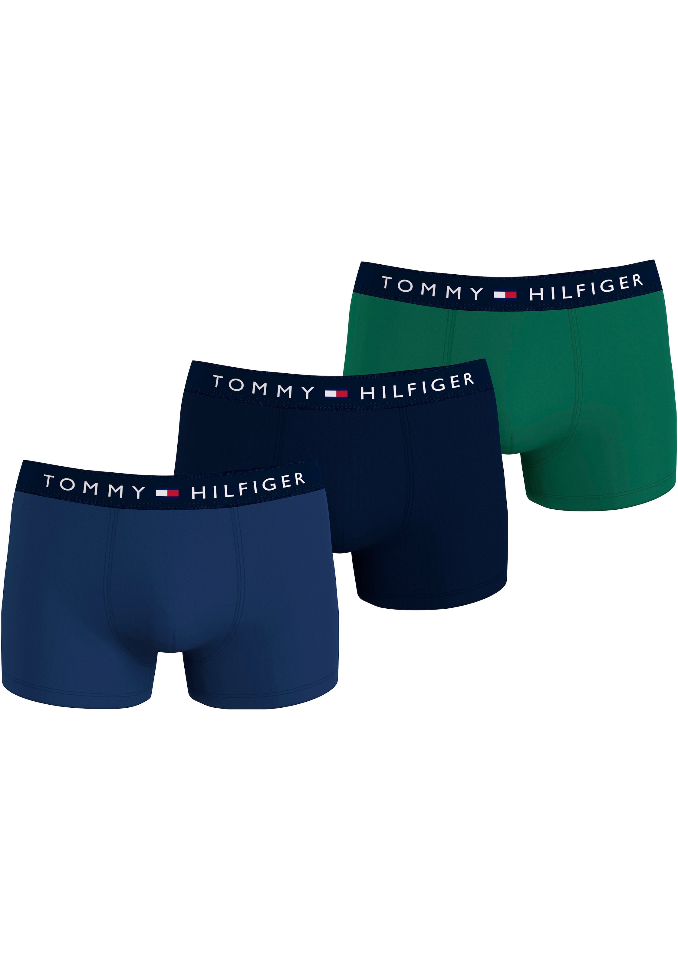 Tommy Hilfiger Underwear Trunk »3P TRUNK«, (Packung, 3 St., 3er), mit Logoschriftzug auf dem Bund