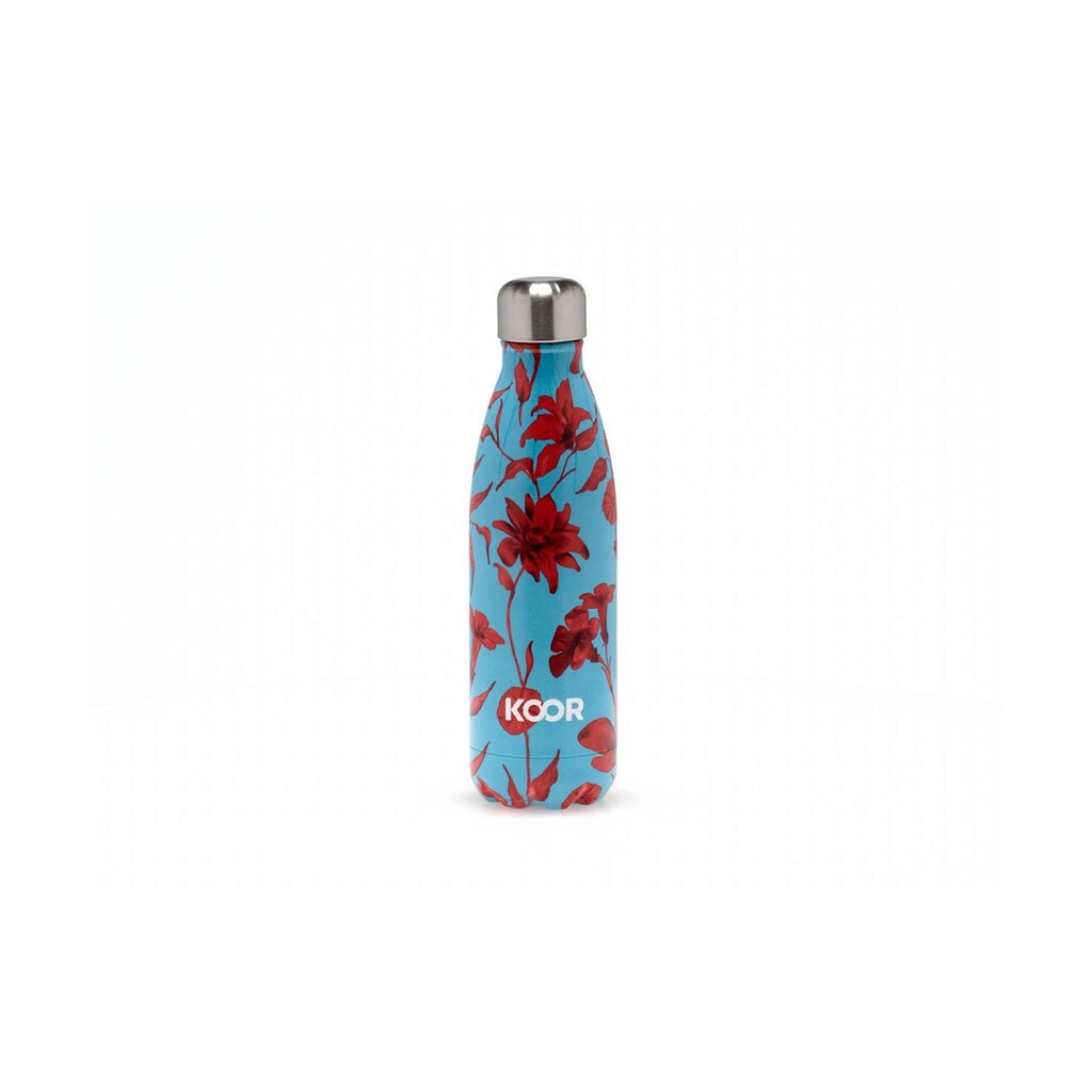 KOOR Trinkflasche »Painted Red Flowe«