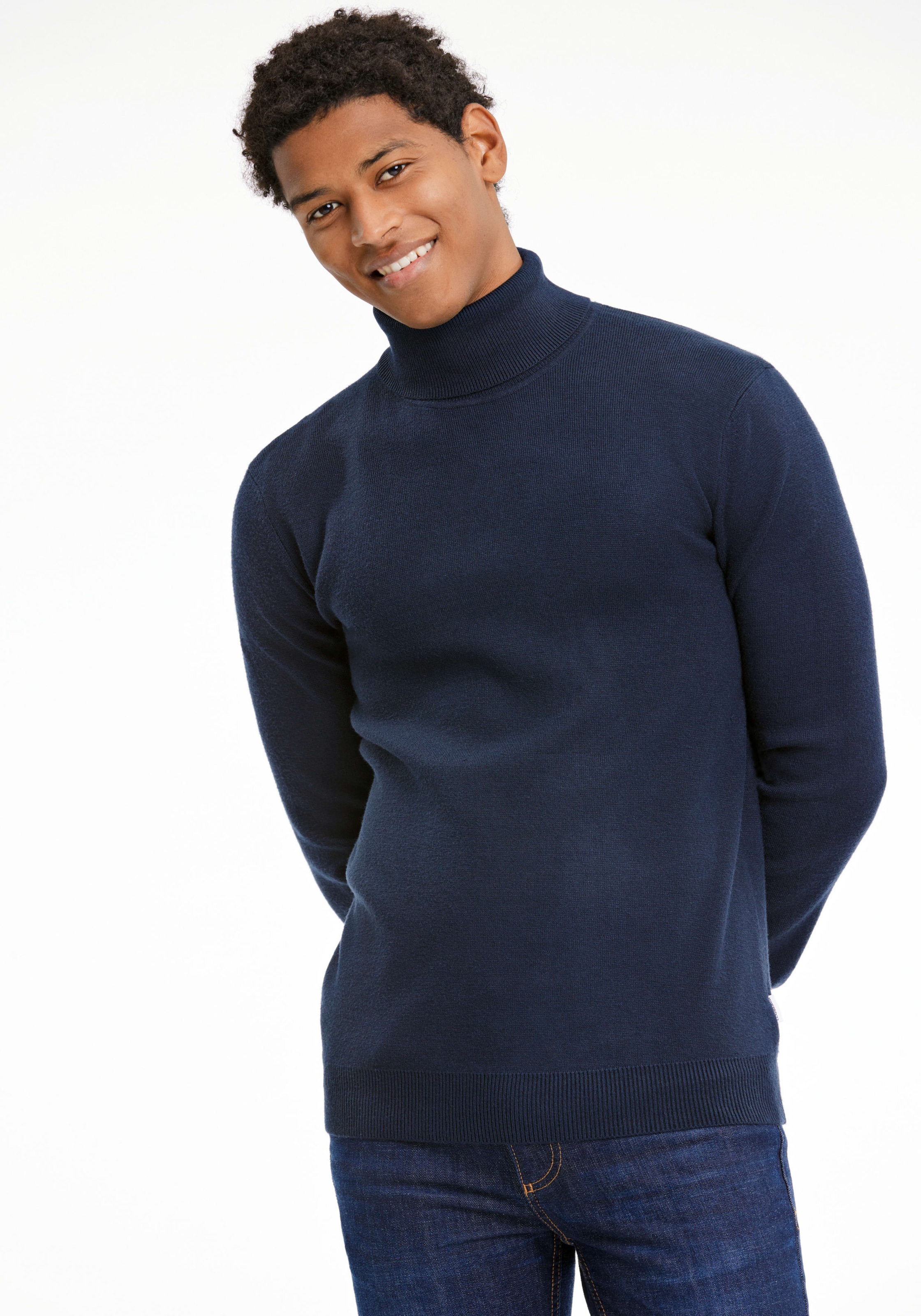 Image of LINDBERGH Rollkragenpullover mit Rollkragen