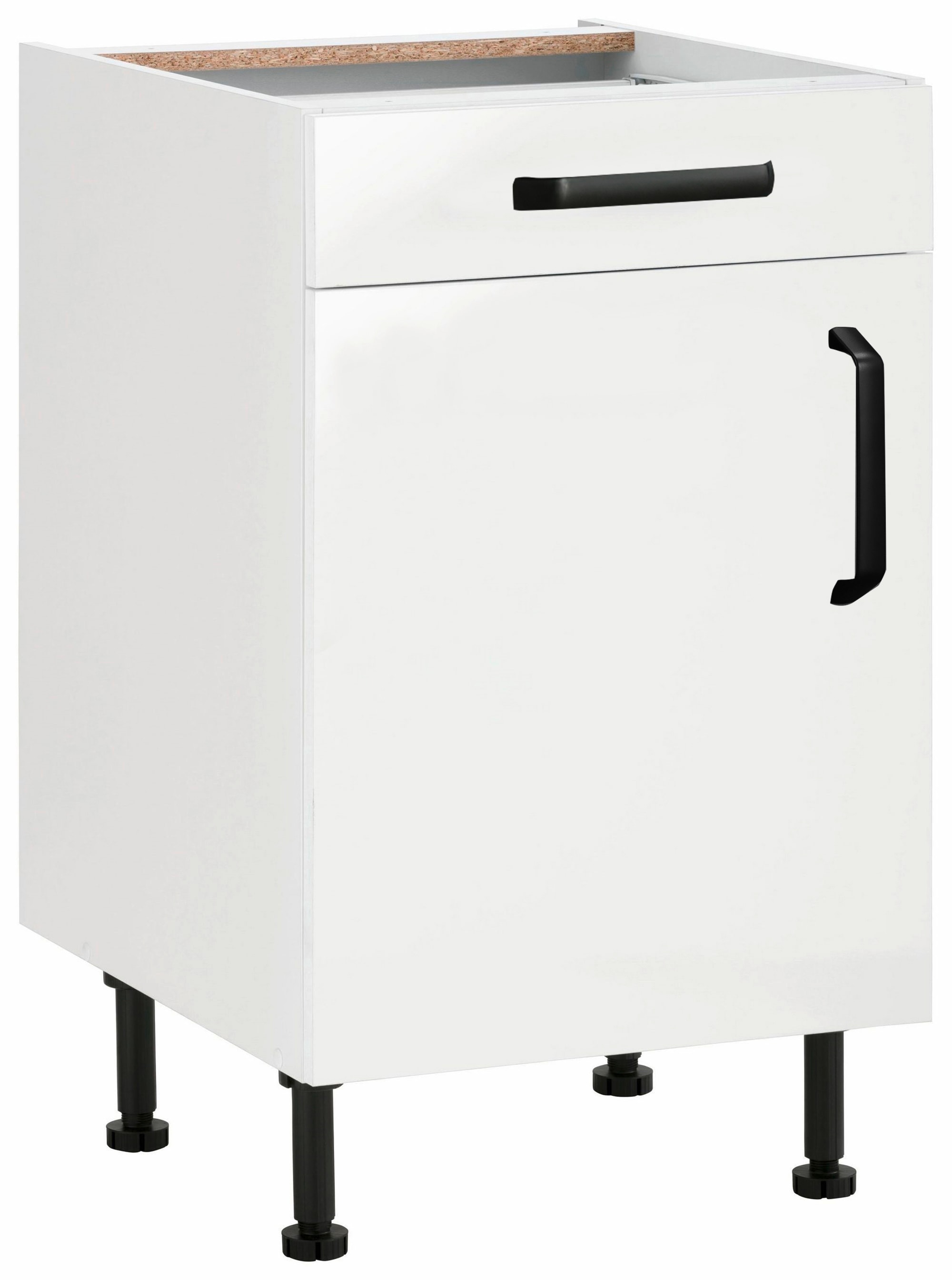Image of wiho Küchen Unterschrank "Simi" Soft-Close-Funktion in Schubkästen und Auszügen, verstellbare Füsse
