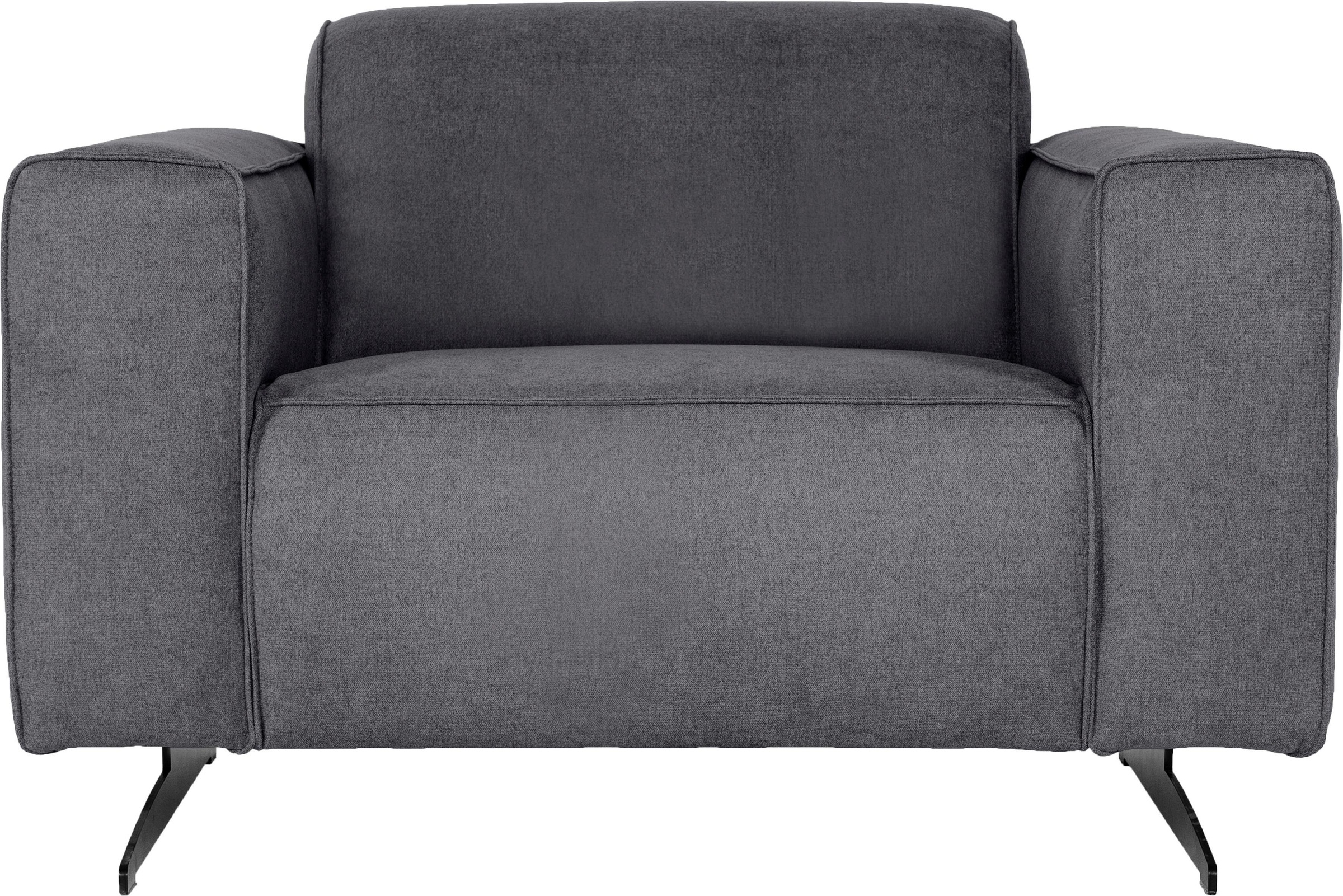 Image of Places of Style Sessel »Murcia«, mit Federkern, Keder und besonderen Metallfüssen bei Ackermann Versand Schweiz