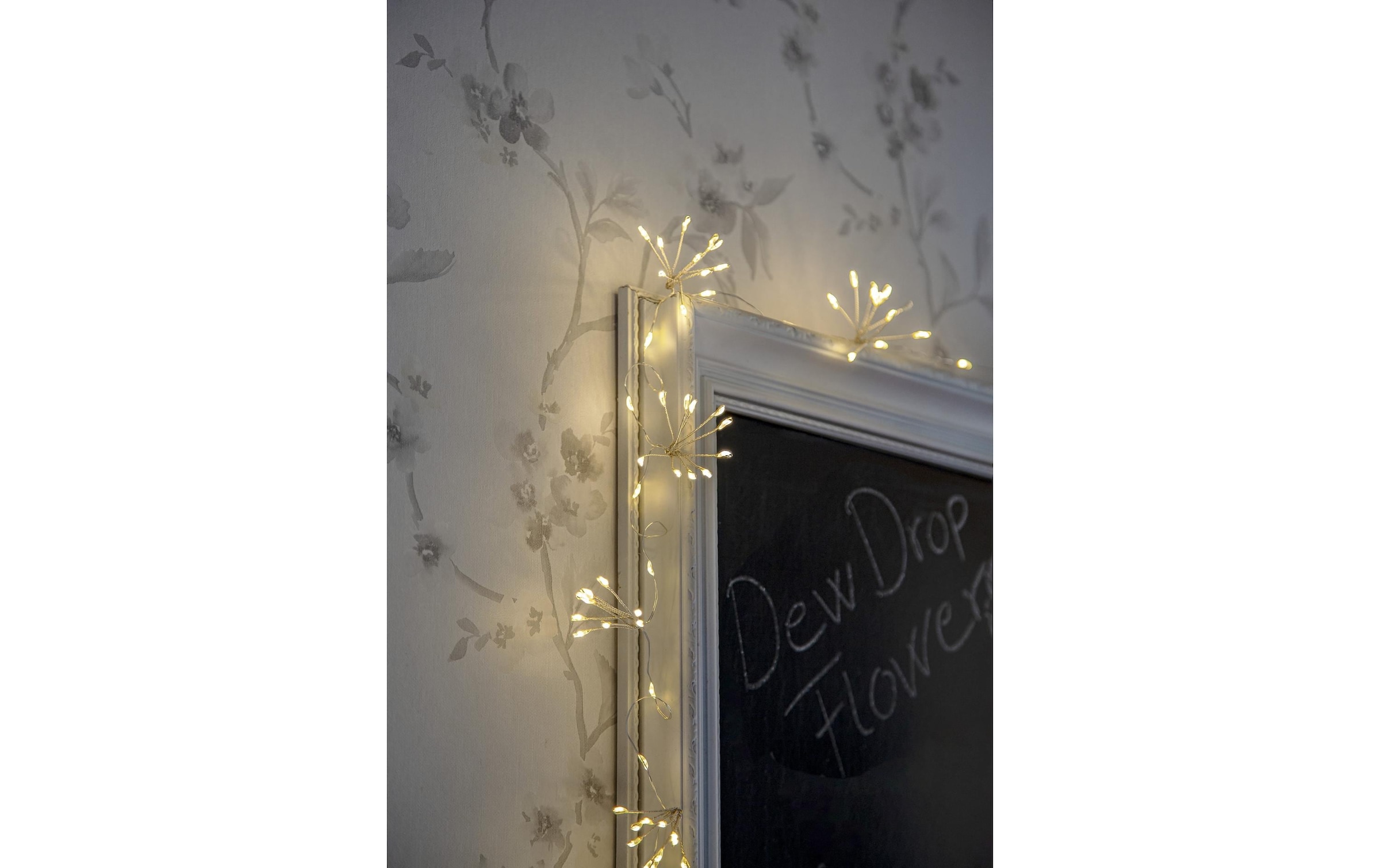 Parforce Traditional Hunting Guirlande lumineuse LED »Lichterkette Dew Drop Flower, 45017 m, 120 LEDs, Silber«