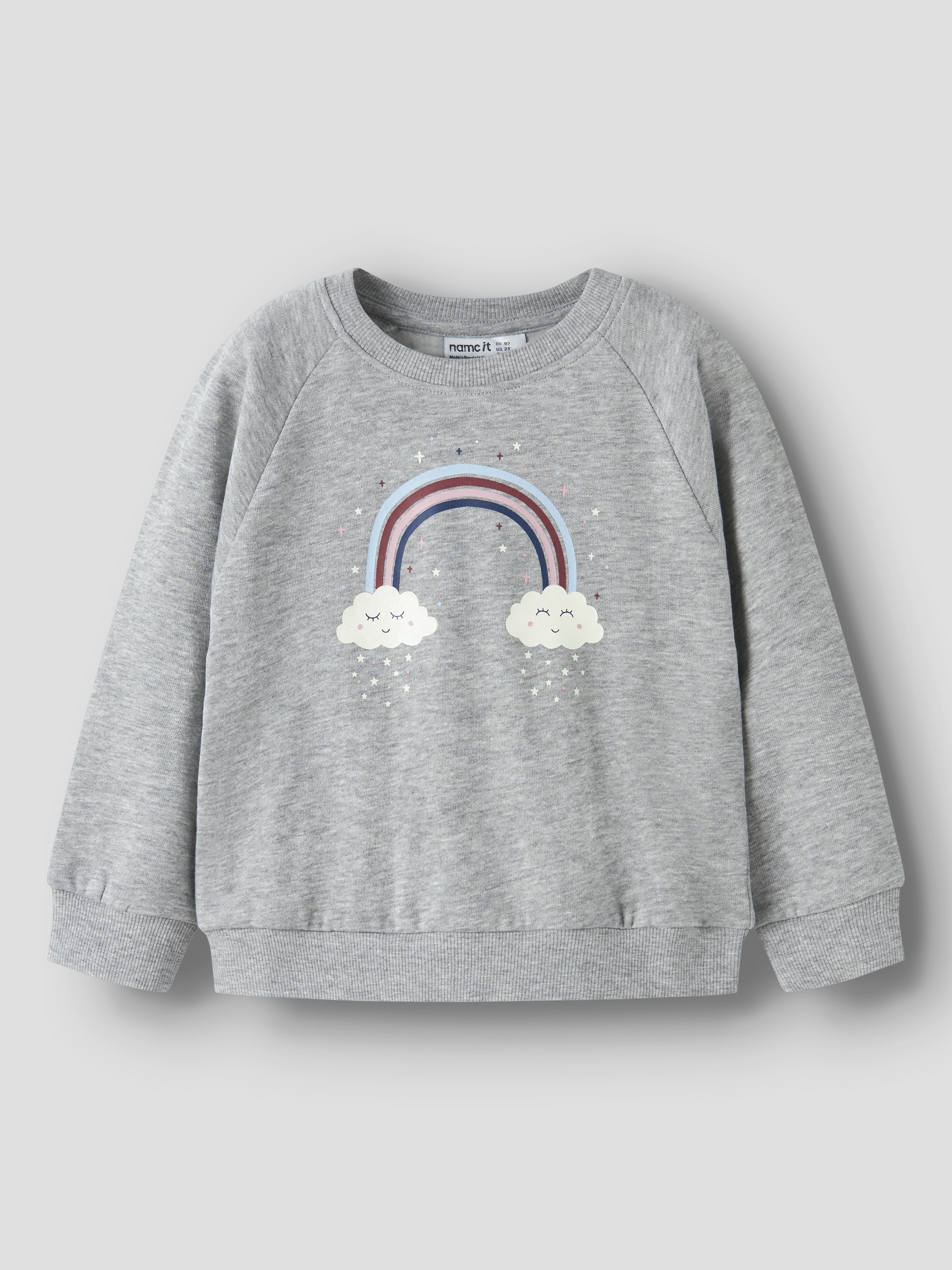 Image of Name It Sweatshirt "NMFVENUS LS NREG SWEAT BRU", Baumwolle, regular fit