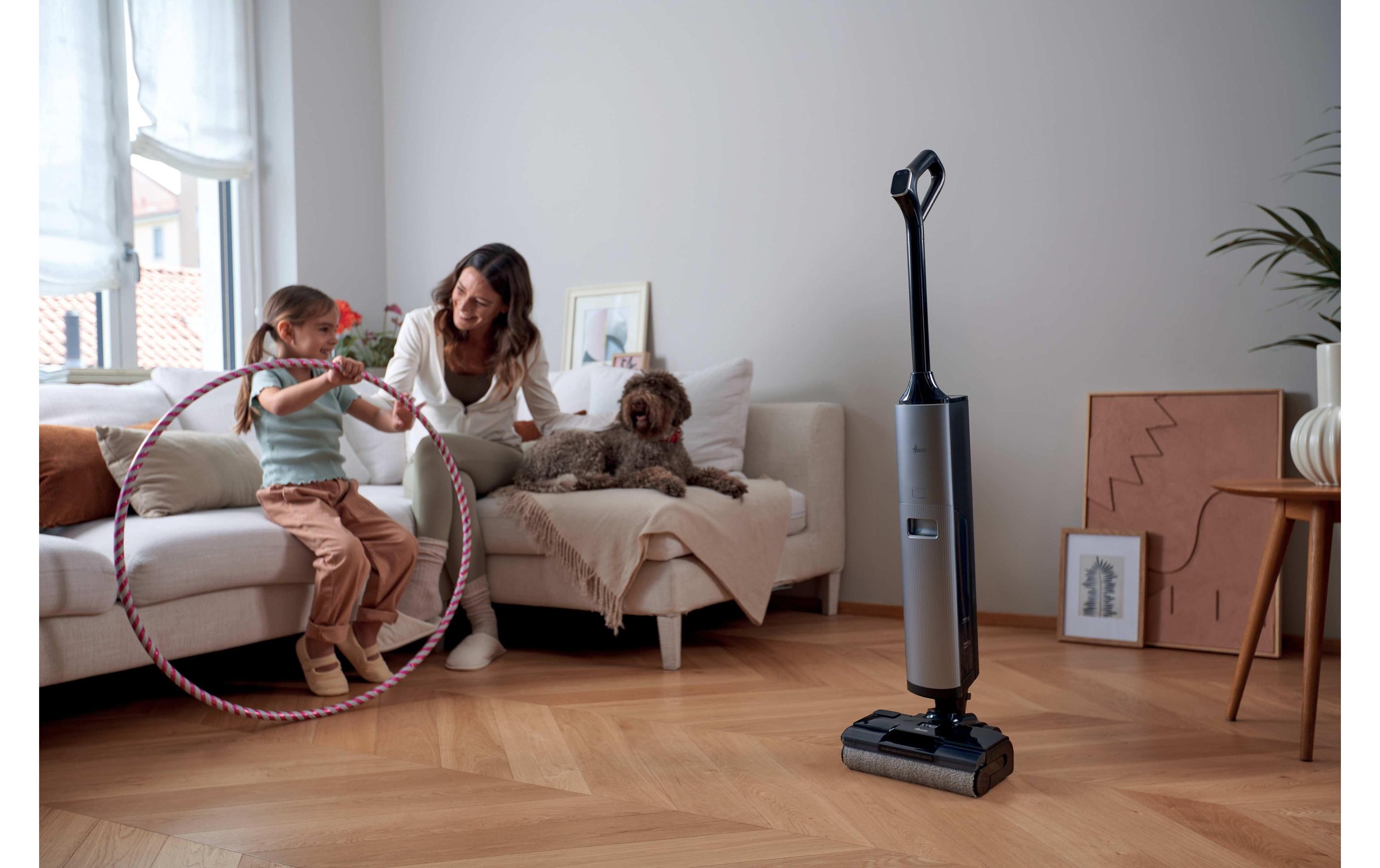 Hoover Nass-Trocken-Akkusauger »HW6 Ultra Clean HW600 11« Nass- und Trockensauger mit 20.000 Pa Saugkraft und LED-Display