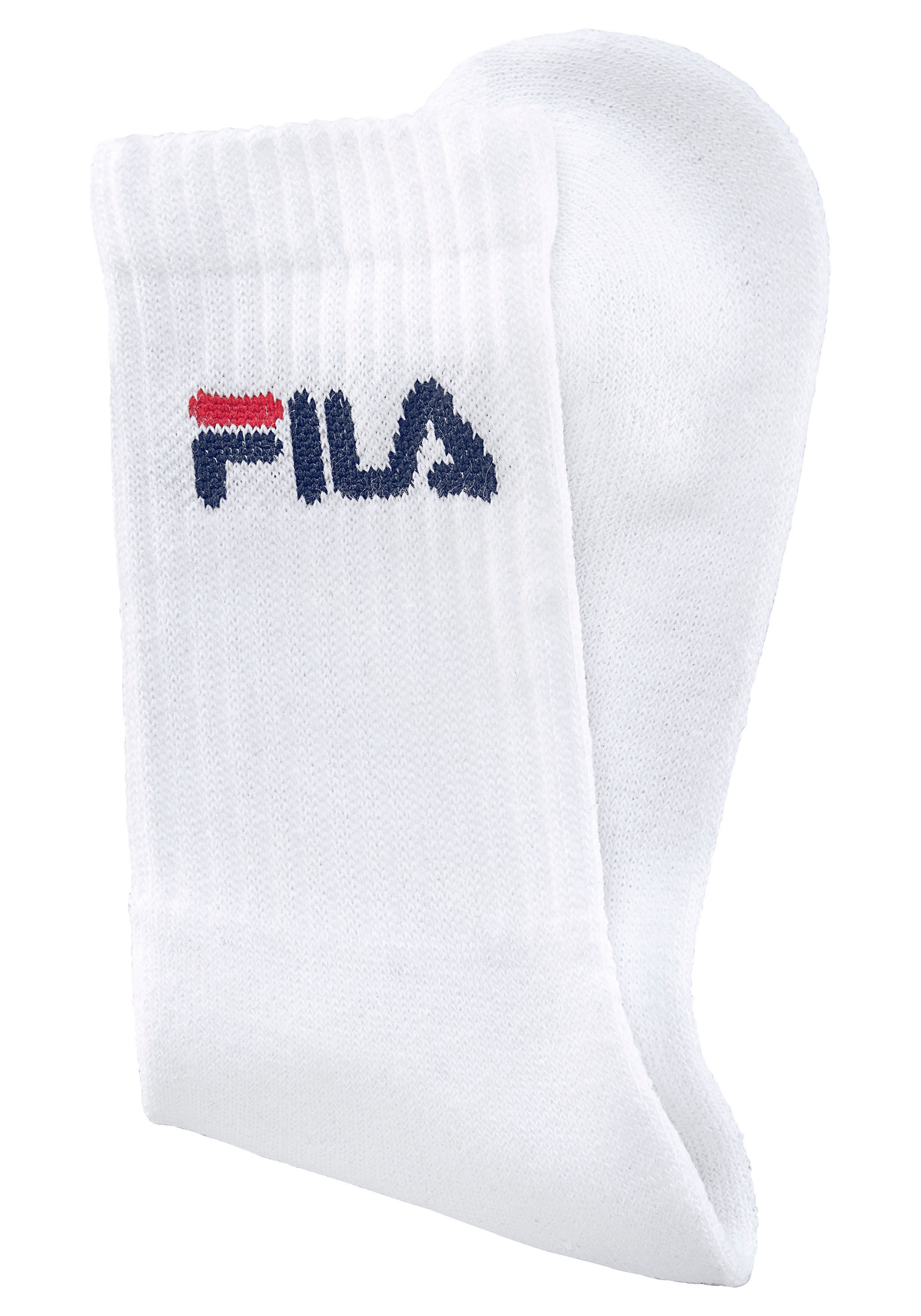 Fila Tennissocken, (6er Pack), mit eingestricktem Logo