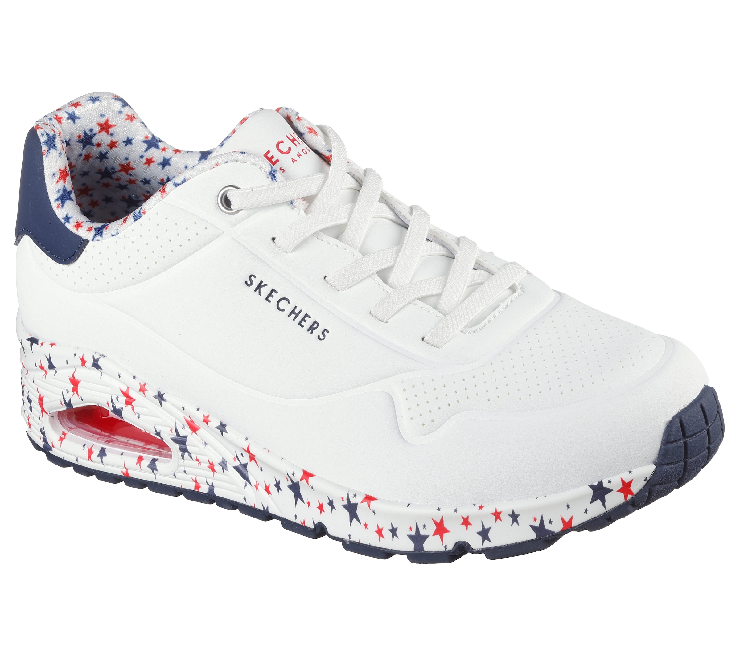 Image of Skechers Sneaker "UNO-FREE STRYDE" Schnürschuh, Freizeitschuh mit Sternenaufruck auf der Sohle