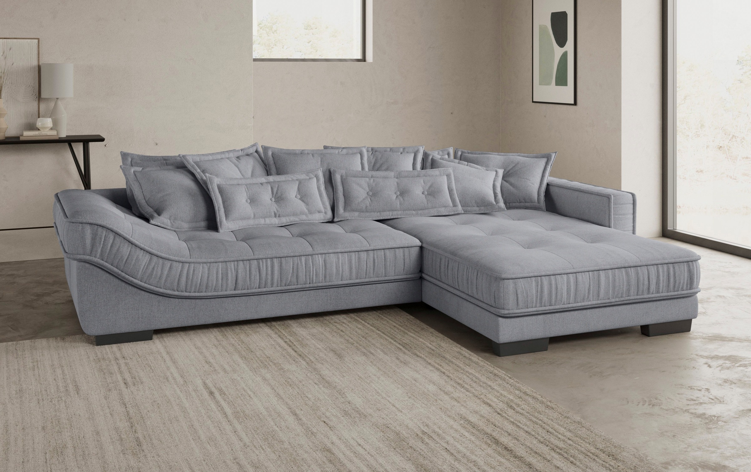 Mr. Couch Ecksofa »Diwan II DuraFlex L-Form«, DuraFlex-Kaltschaumpolsterung, bis 140 kg, 4 Bezugsqualitäten