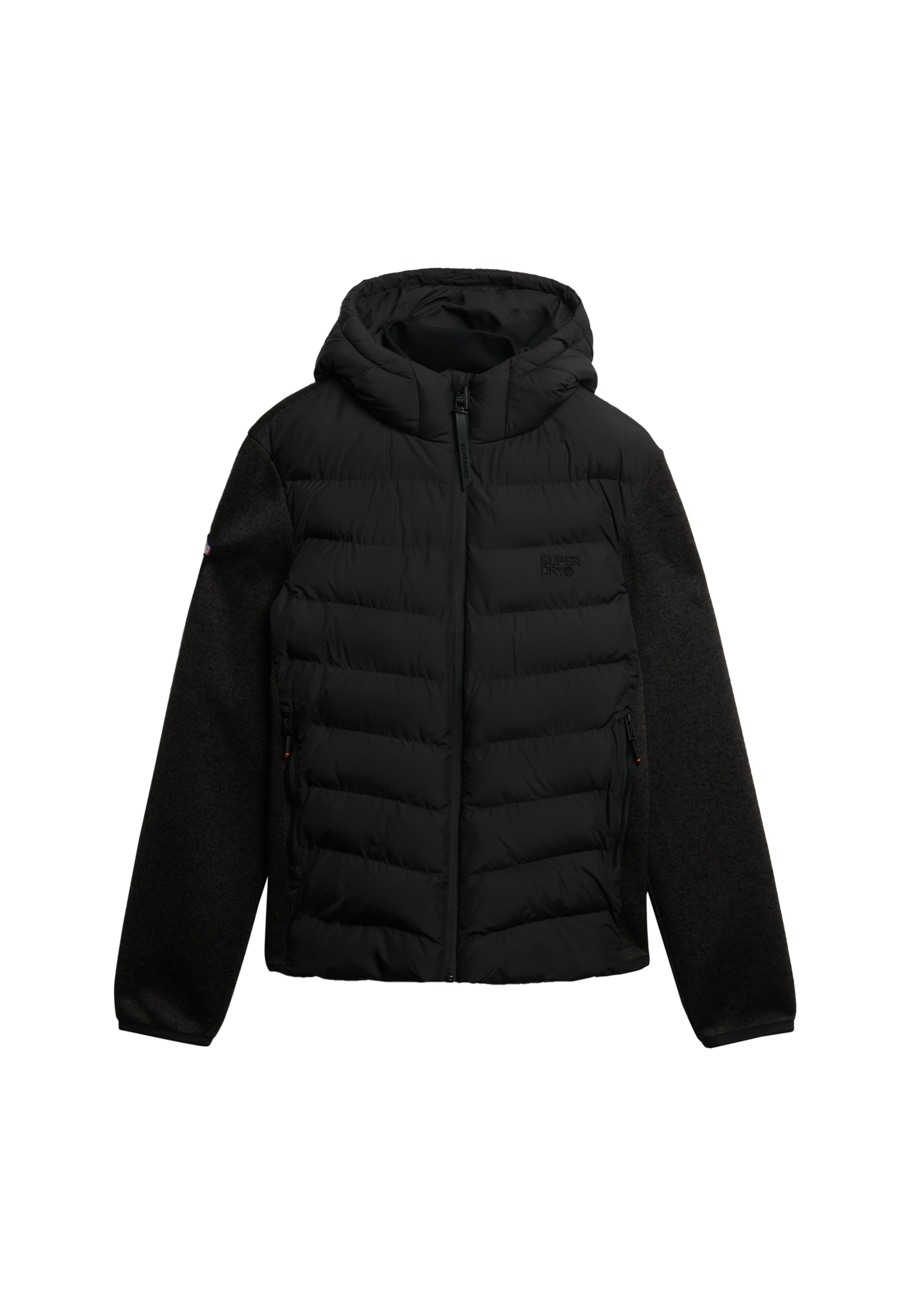 Superdry Veste matelassée »HOODED STORM KNIT HYBRID JKT« mit Kapuze