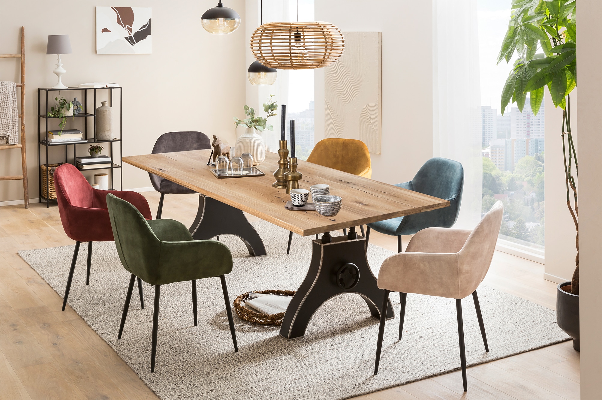SIT Plateau de table 1 cuis tlg. avec finition huilée