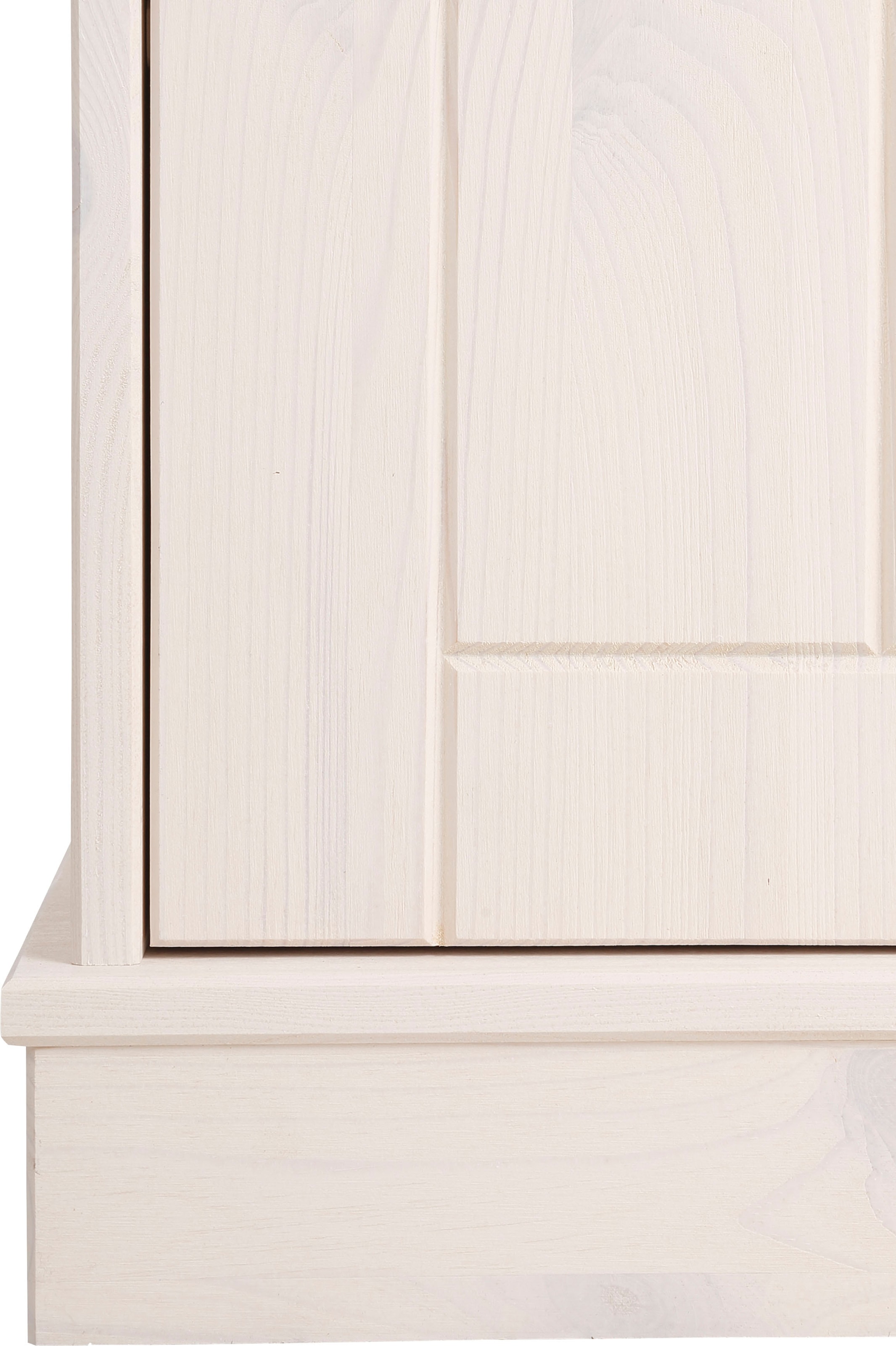 Home affaire Vitrine »Indra«, aus massiver Kiefer, FSC®, Höhe 145 cm, dezentes Ornament