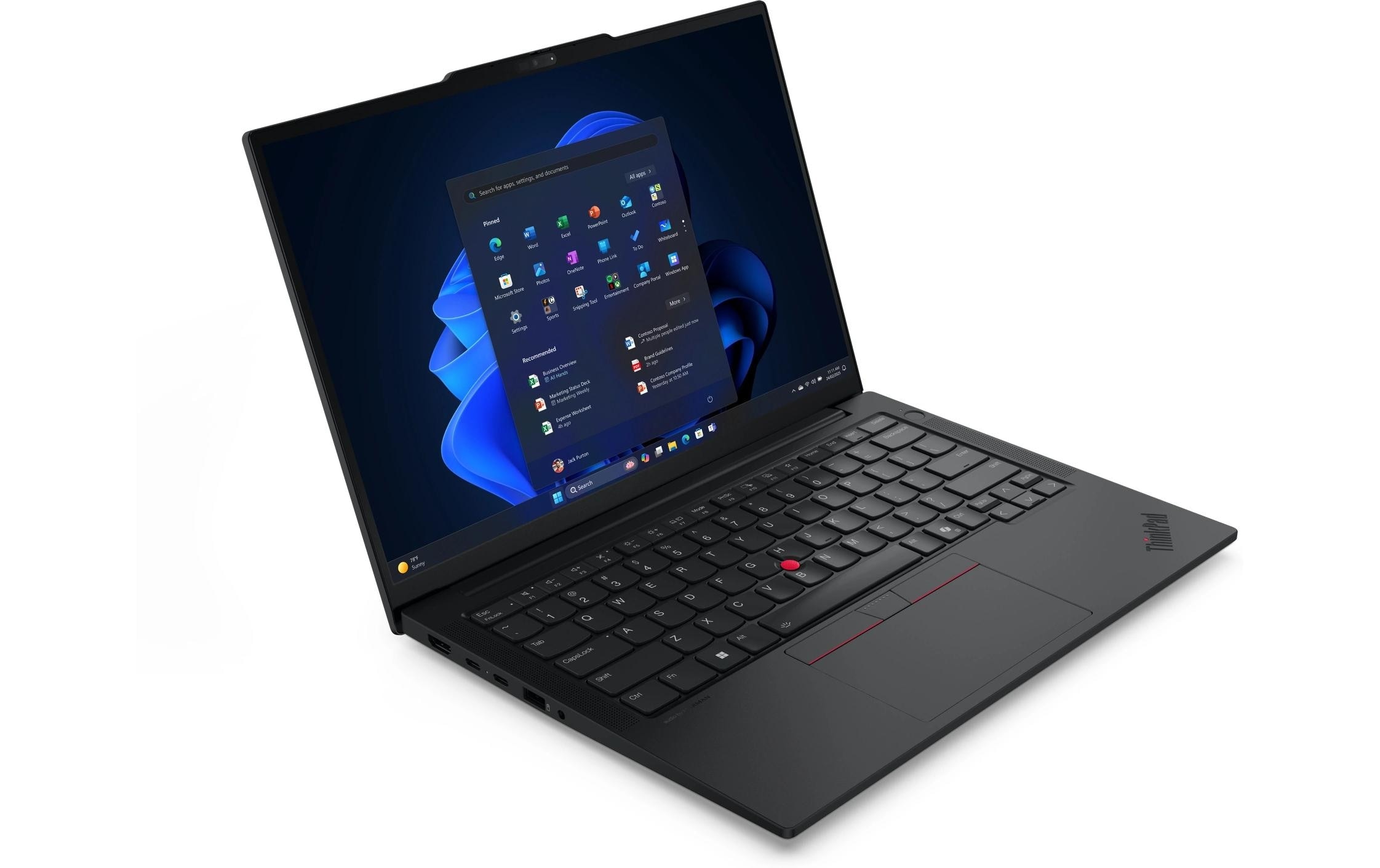Lenovo Ordinateur portable »ThinkPad E14 Gen 7 (AMD) Copilot+ PC« / 14 ″ AMD Ryzen 7 NPU intégrée (Neural Processing Unit)