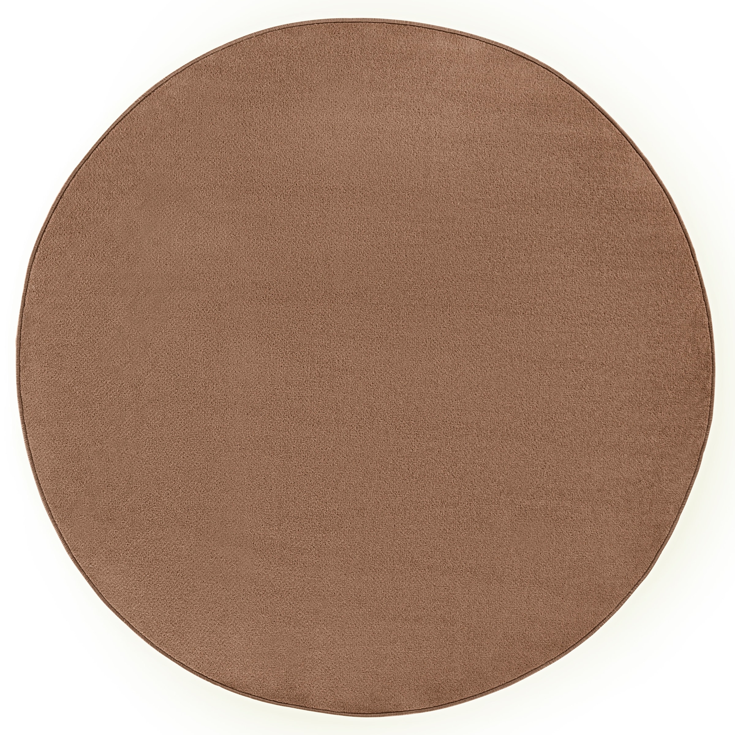 HANSE Home Teppich »Fancy« rund 7 mm Höhe Kurzflor, Weich, Einfarbig, Wohnzimmer, Schlafzimmer, Esszimmer