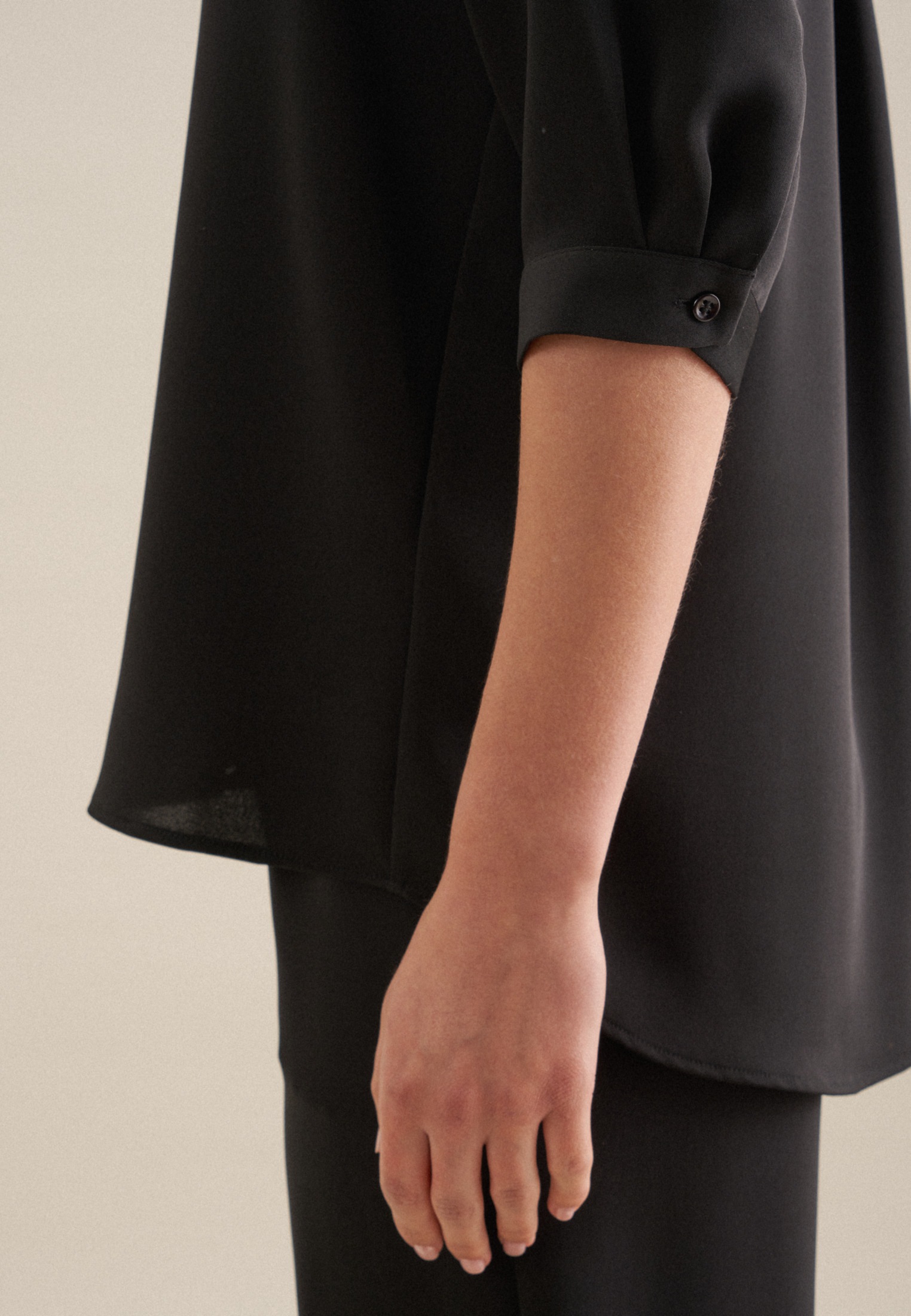 seidensticker Klassische Bluse »Schwarze Rose«, Tunika Uni