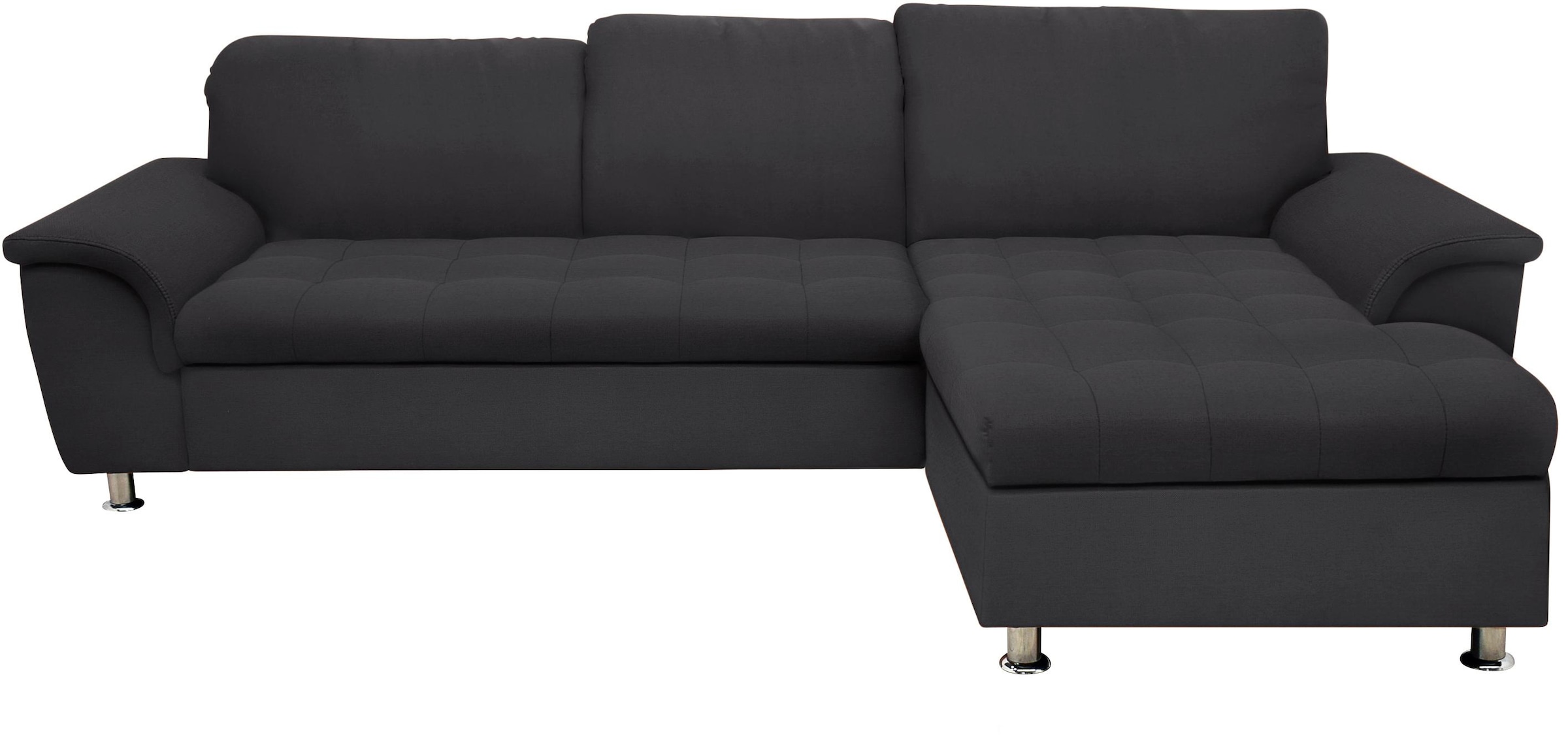 DOMO collection Ecksofa Franzi, wahlweise mit Bettfunktion, Bettkasten und Kopfteilverstellung