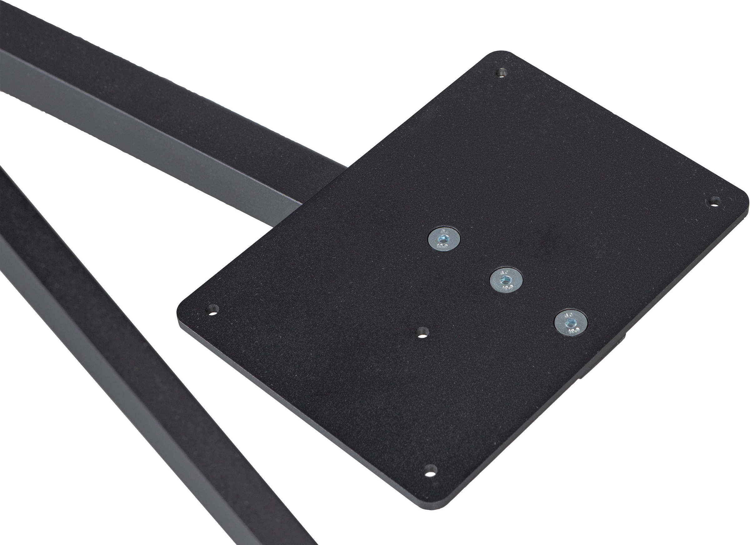 WOOOD Pied de table »Tablo Holland XL Metall mit Pulverbeschichtung B 170 x T 80 x H 72 cm« Structure croisée Ø 3,5 cm, capacité de charge 160 kg, facile à monter