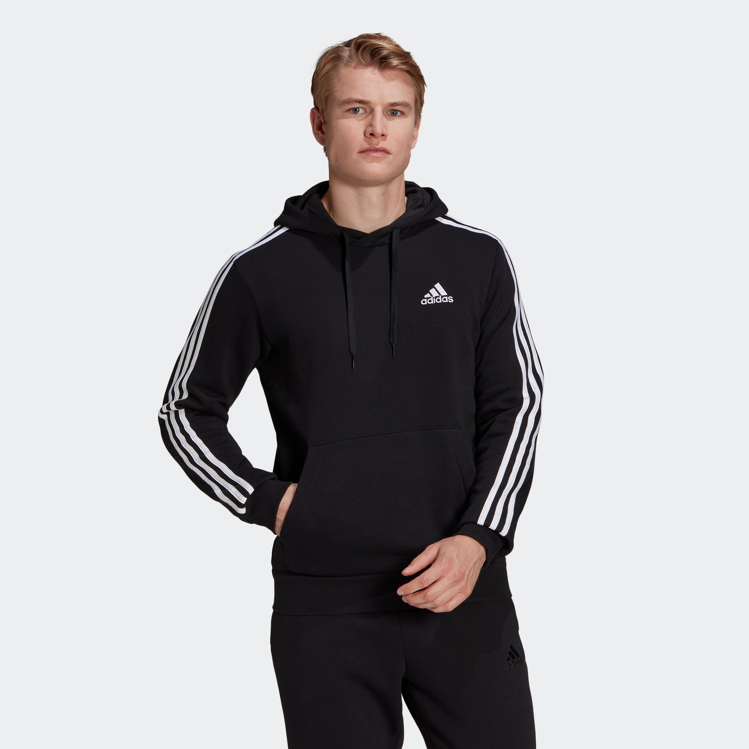 Image of adidas Performance Sweatshirt »ESSENTIALS FLEECE 3-STREIFEN HOODIE« bei Ackermann Versand Schweiz