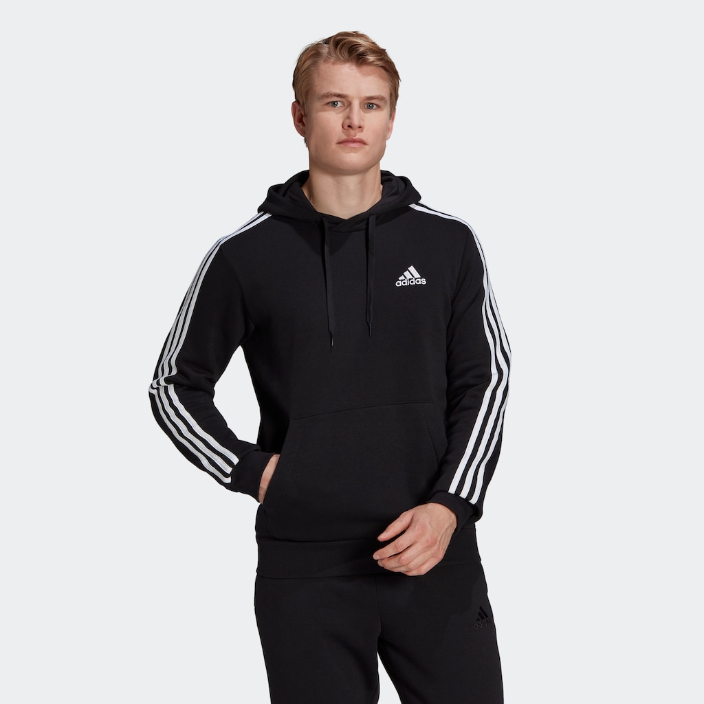 adidas Sportswear Sweatshirt »ESSENTIALS FLEECE 3STREIFEN HOODIE«