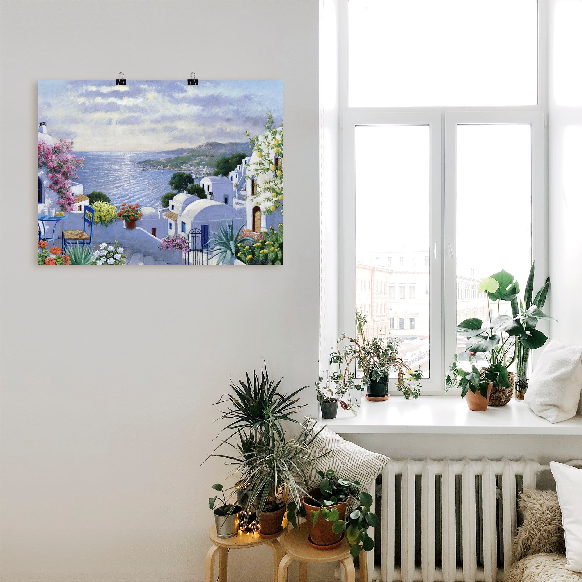 Artland Wandbild »Funkelndes Griechenland« Gewässer 1 Stk. tlg. als Leinwandbild, Poster in verschied. Grössen