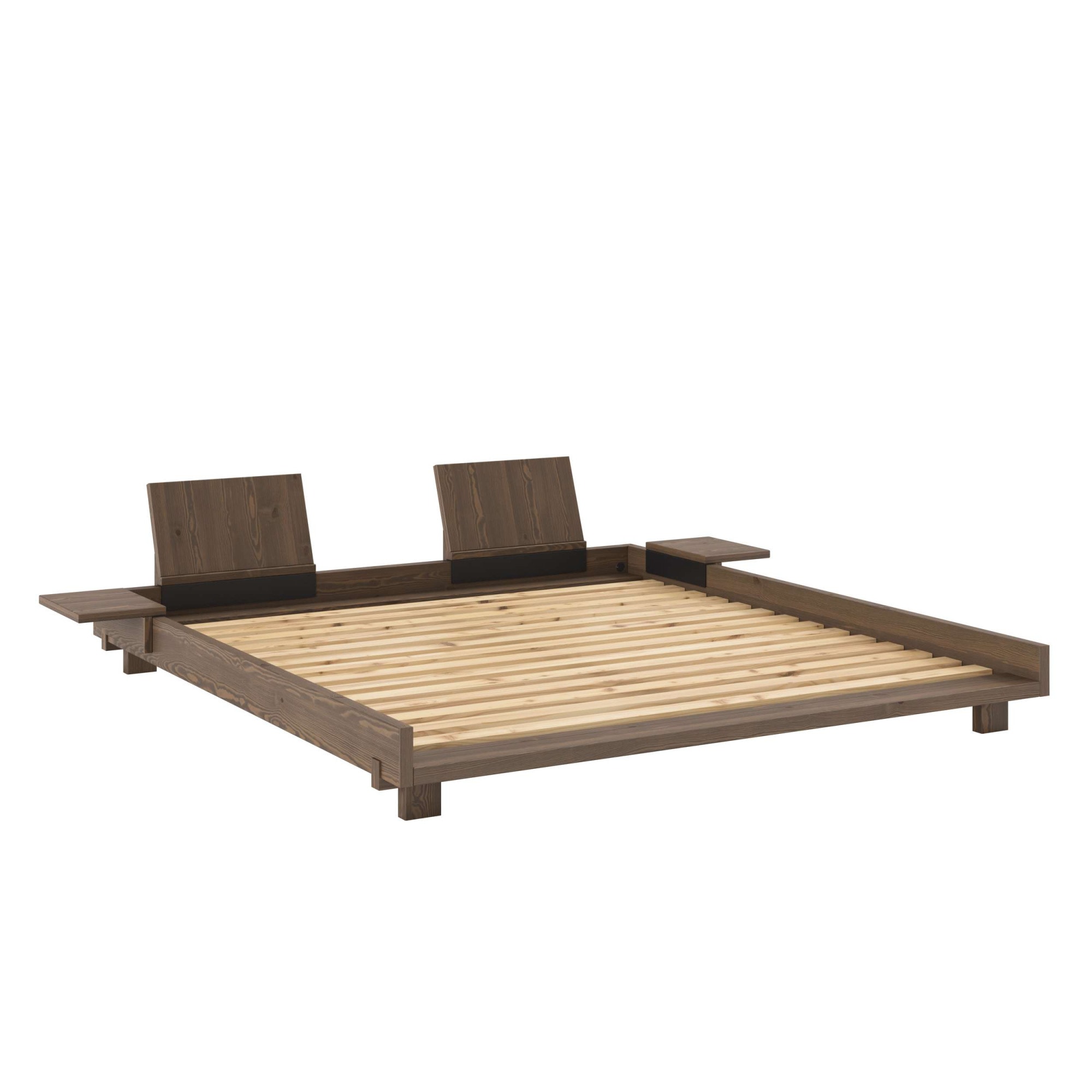 Karup Design Bettgestell »Social Bed, ohne Matratze, FSC®-zertifiziertes Massivholz«, wahlweise mit oder ohne verstellbares Zubehör, Bett in mehreren Grössen