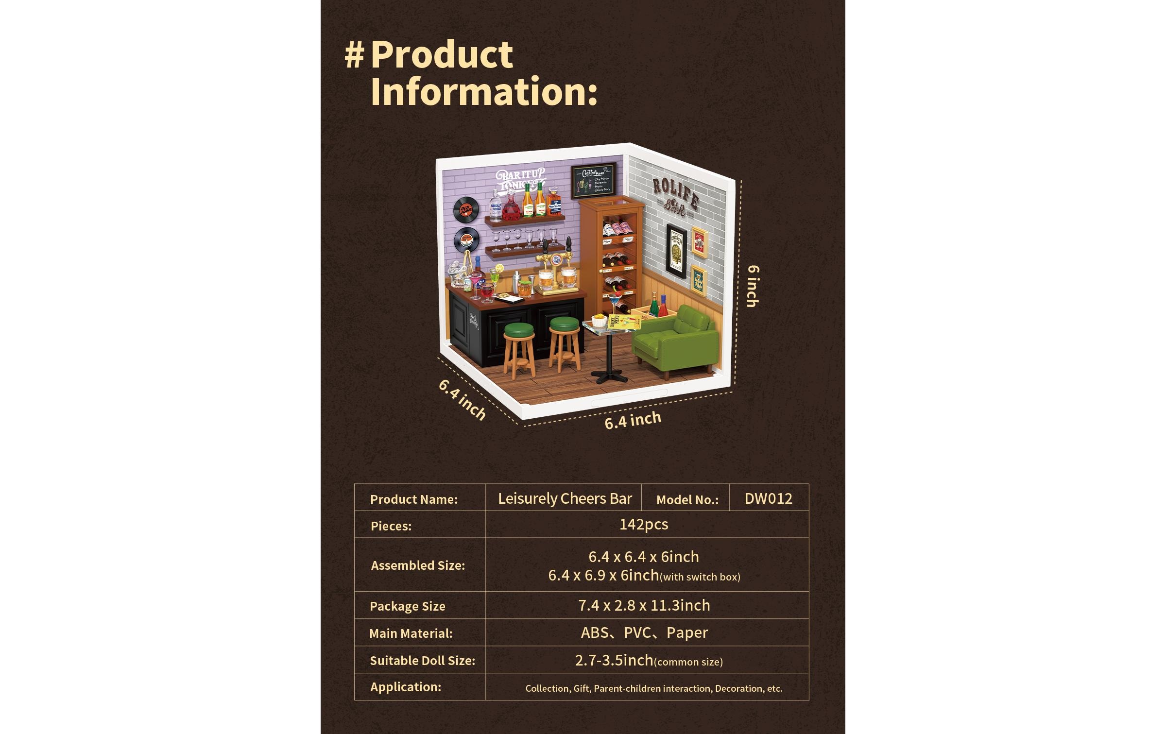   Modellbausatz »RoboTime Leisurely Cheers Bar«