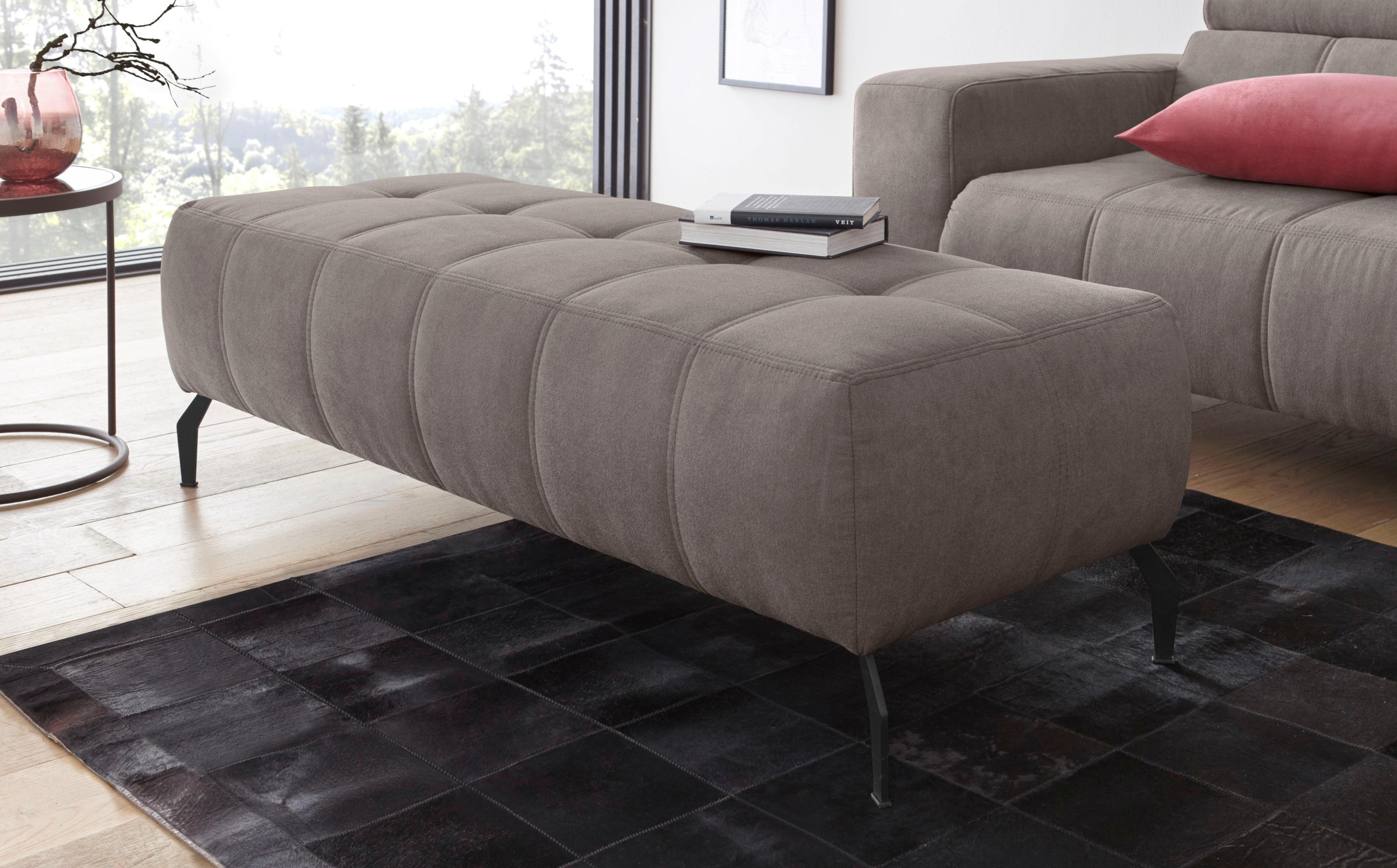 DOMO collection Hocker »Trento, mit Kufenfuss oder Einzelfuss«, passend zur Serie Trento