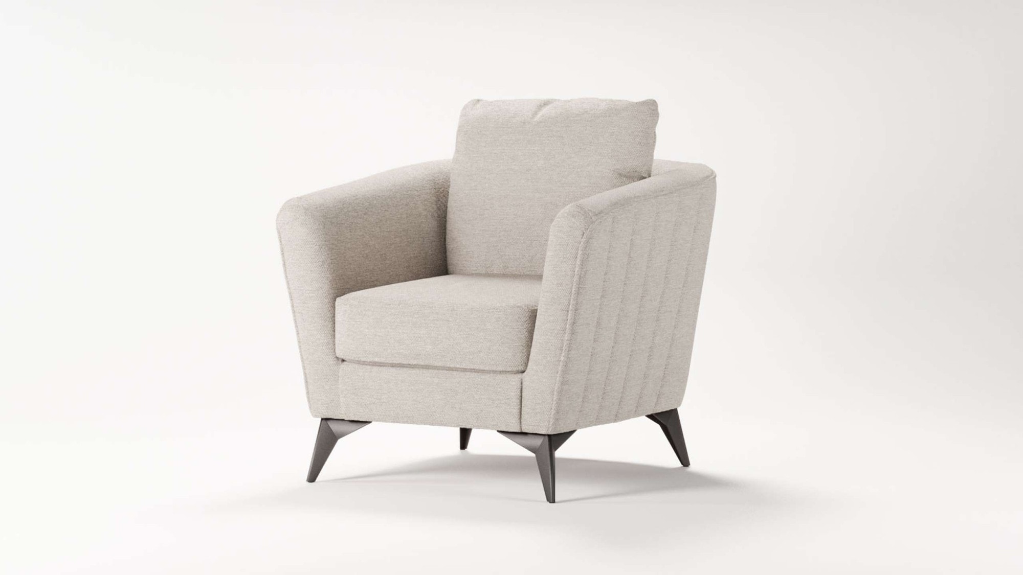 Places of Style Cocktailsessel »MATTHEW Sessel, Masse B/T/H: 83/85/88 cm«, modern, mit Rückenkissen