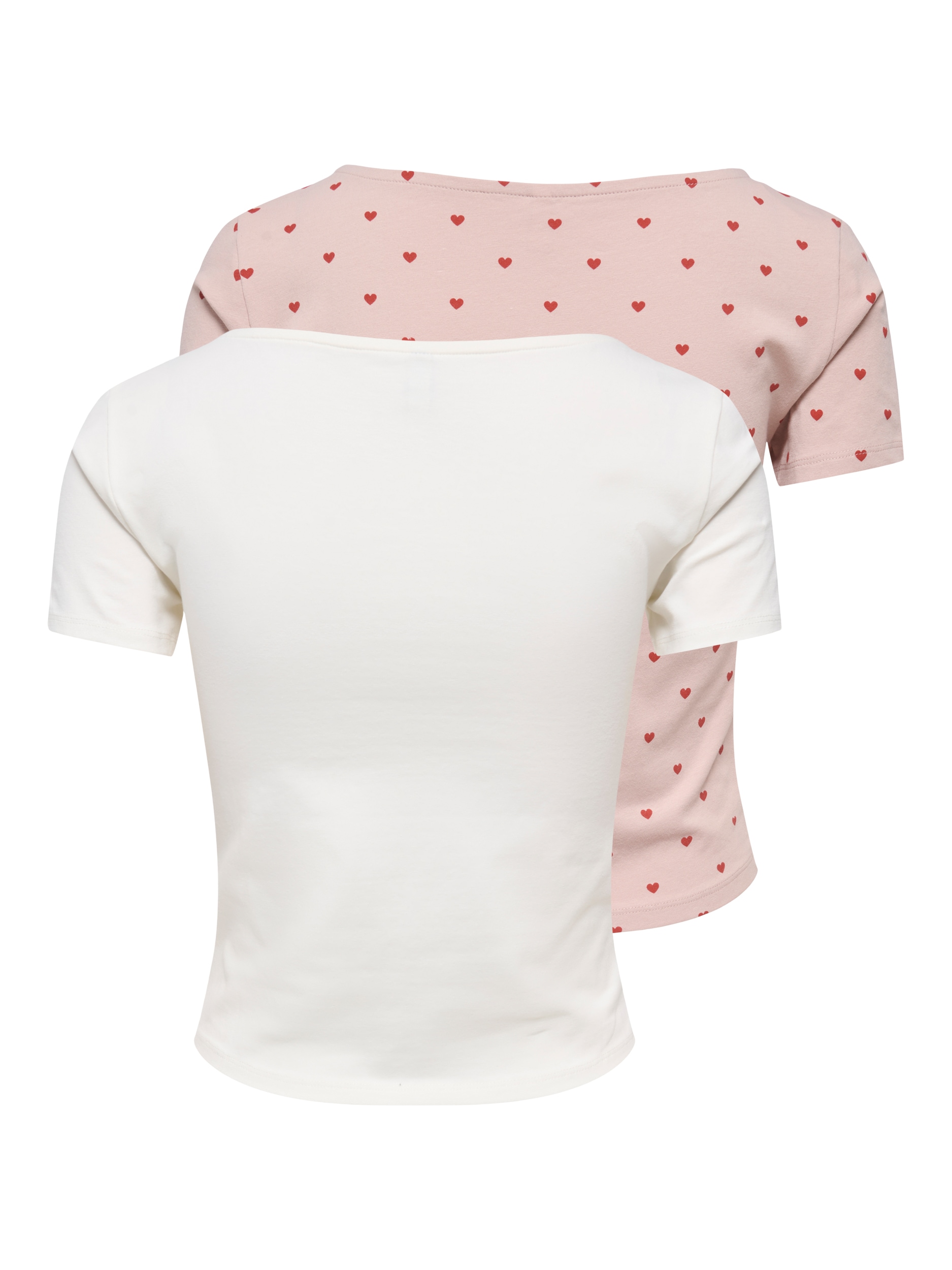 ONLY Kurzarmshirt »ONLSUSAN SHORT S/S 2 PACK TOP CS JRS« Packung, 2er-Pack, 2