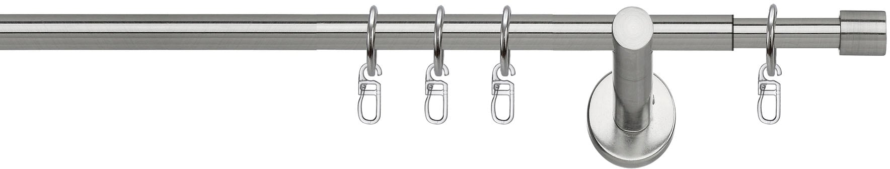 Image of indeko Gardinenstange "Andrax" Ø 20 mm 1 läufig-läufig ausziehbar stufenlos verstellbare Teleskopstange