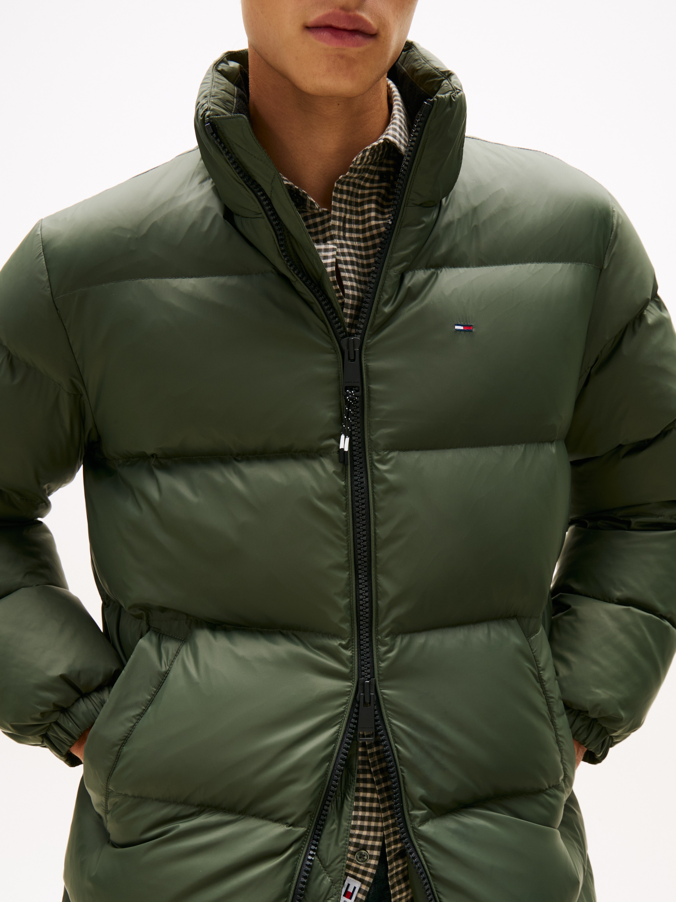 Tommy Jeans Veste matelassée »TJM ESSENTIAL DOWN PARKA« avec capuche doudoune, veste de mi-saison avec capuche