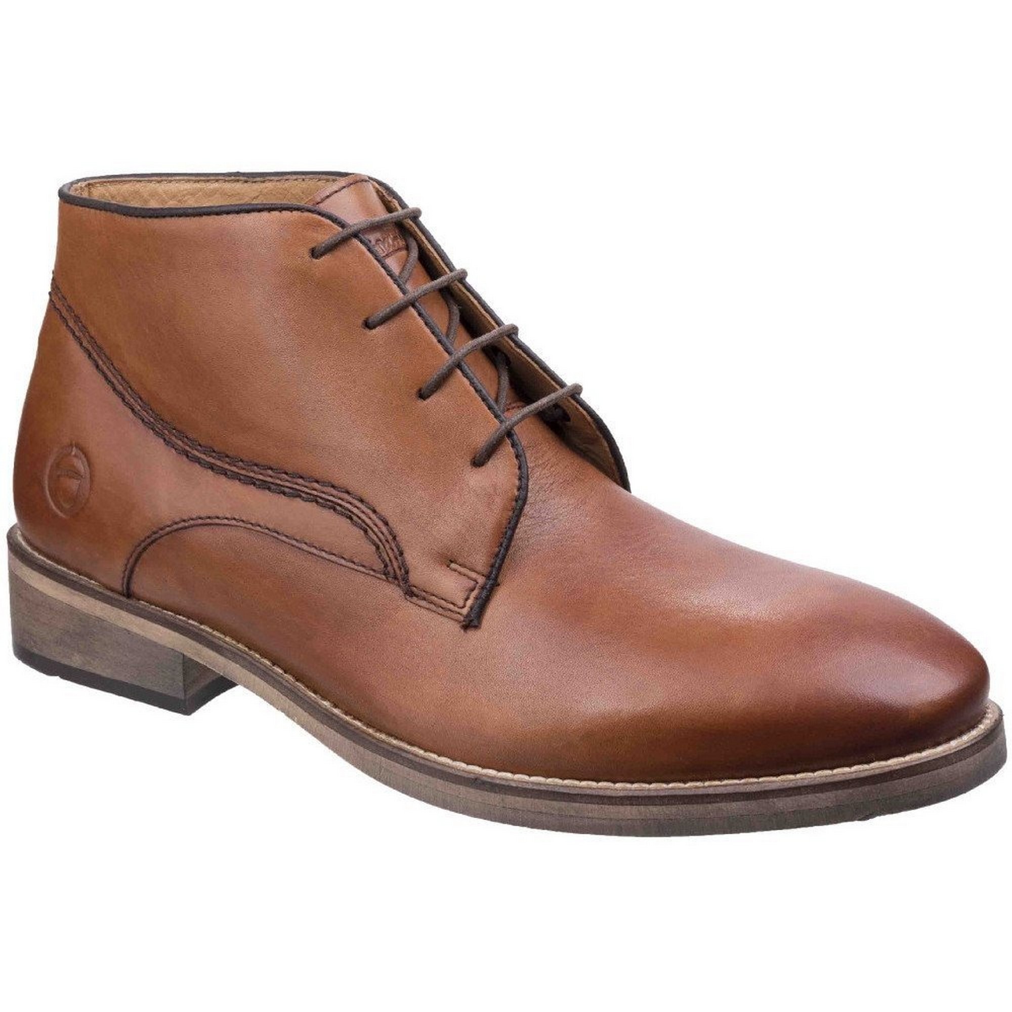 Ankleboots »Herren Oxford Ankle Boots Maugesbury mit Schnürung, aus Leder«