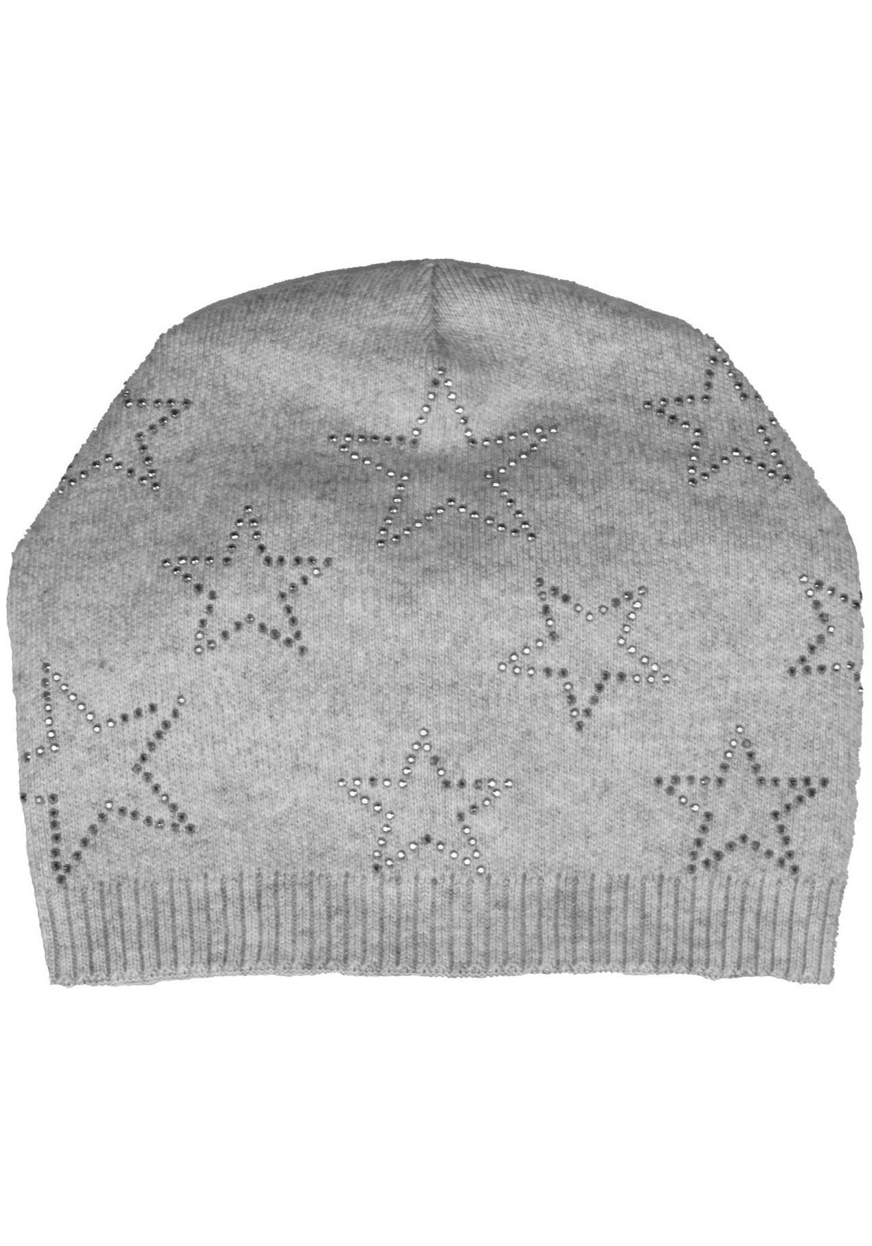 Capelli New York Beanie, Strickbeanie mit Schmucksteinen