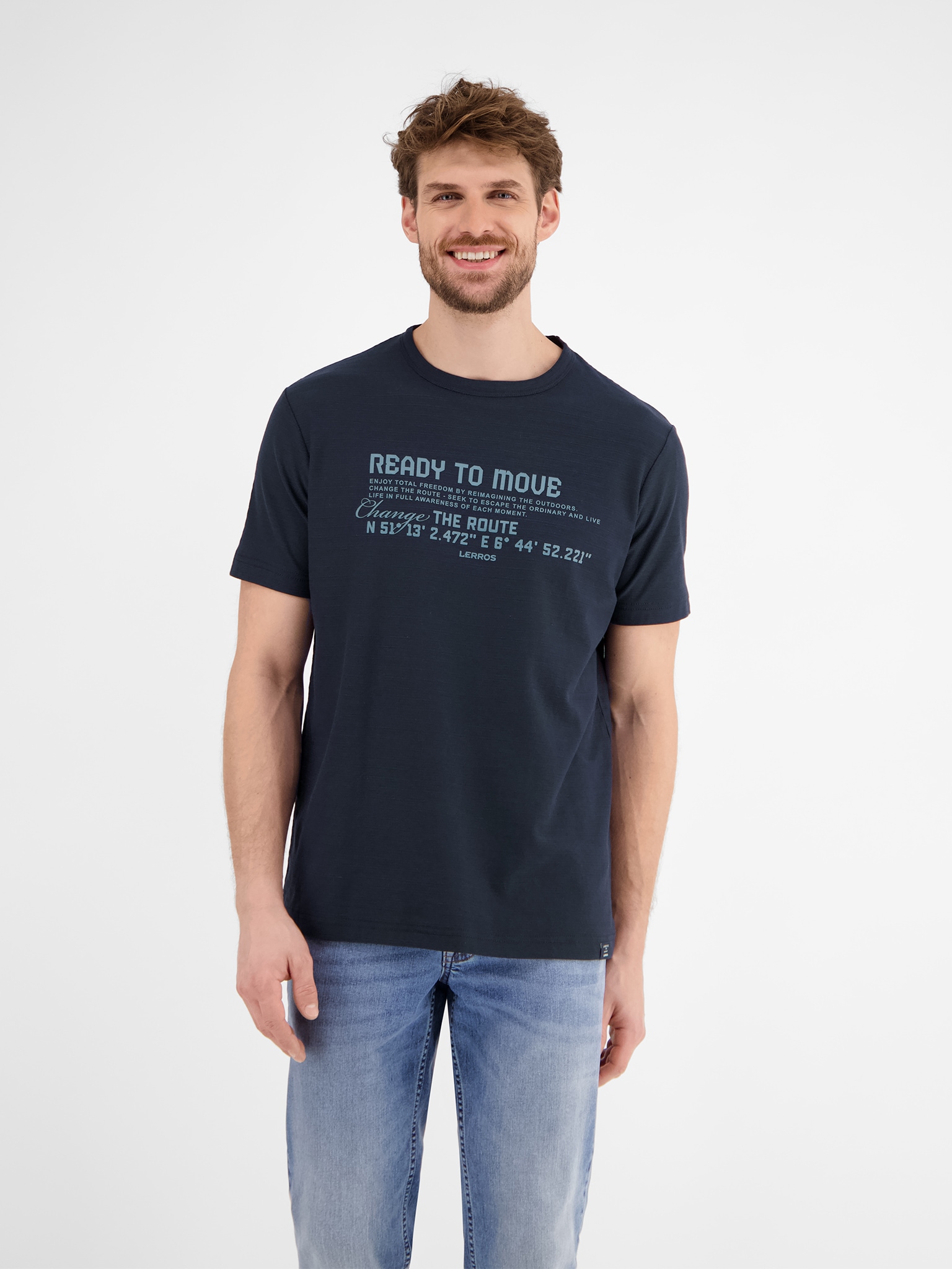 LERROS T-Shirt, mit Schriftzug