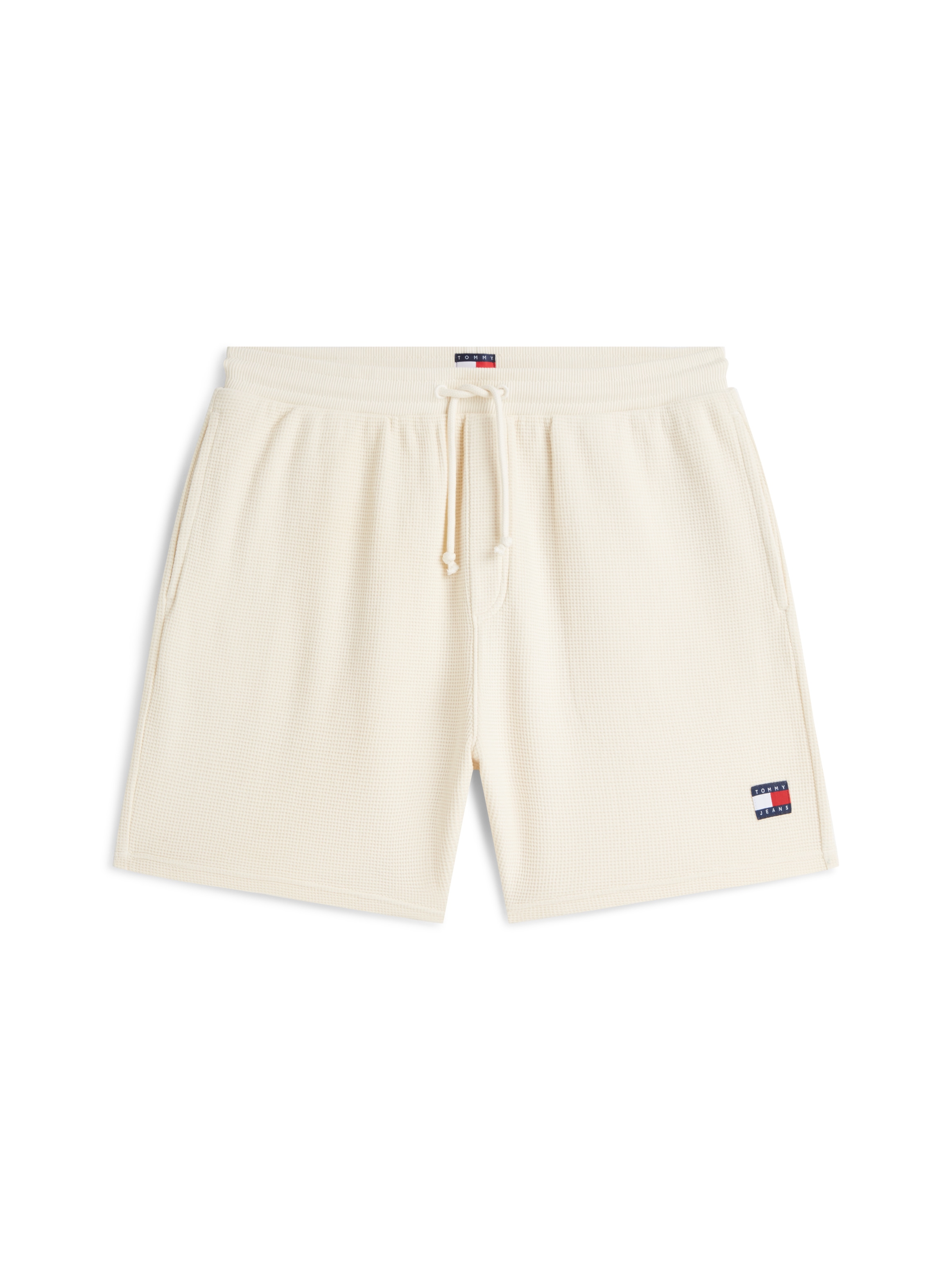 Tommy Jeans Sweatshorts »TJM WASHED WAFFLE BEACH SHORT«  en tricot gaufré et ceinture élastique