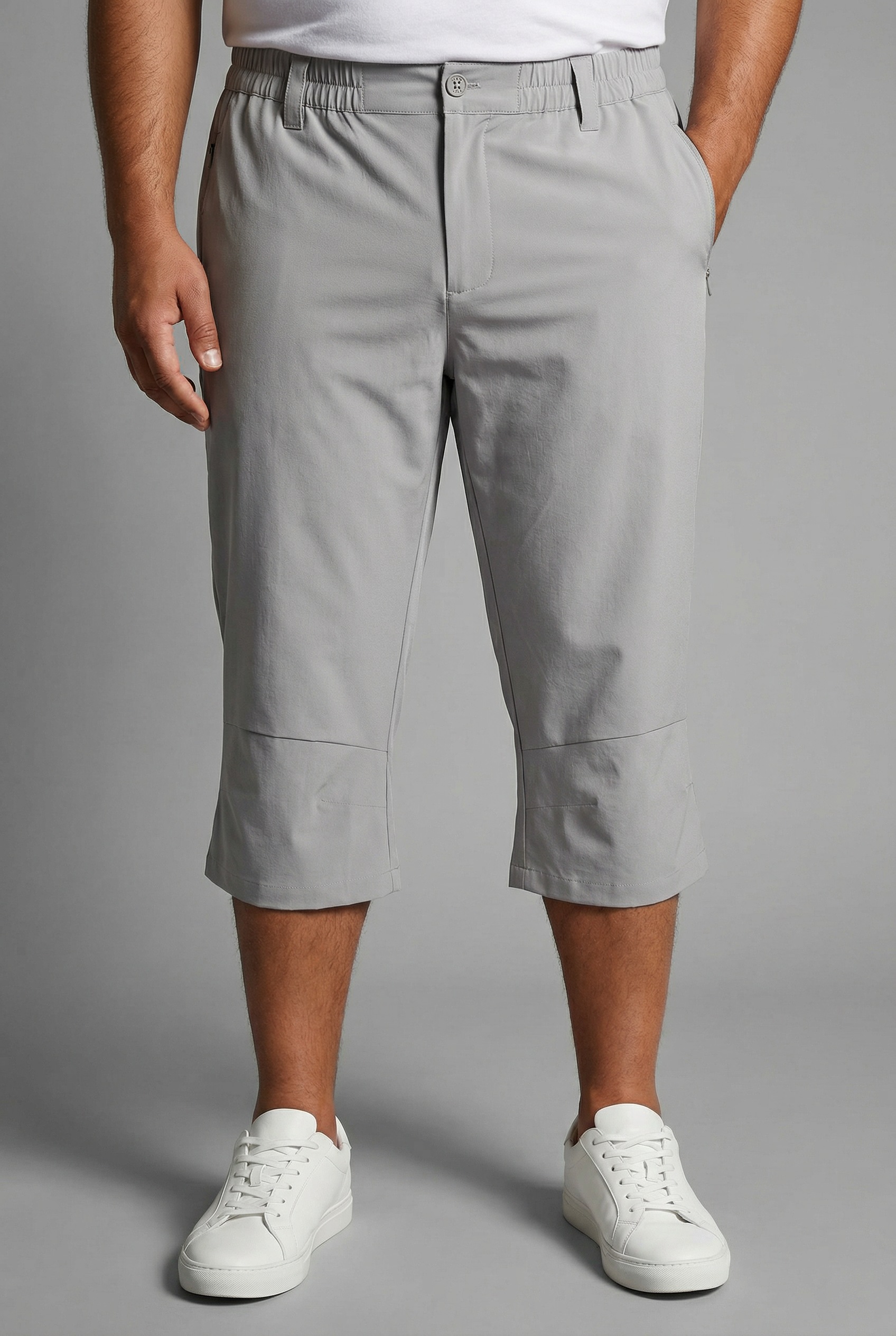 Image of Mans World Plus Funktionsshorts "Grosse Grössen" Dehnbund, perfekter Sitz sportliche Webhose für alle Aktivitäten