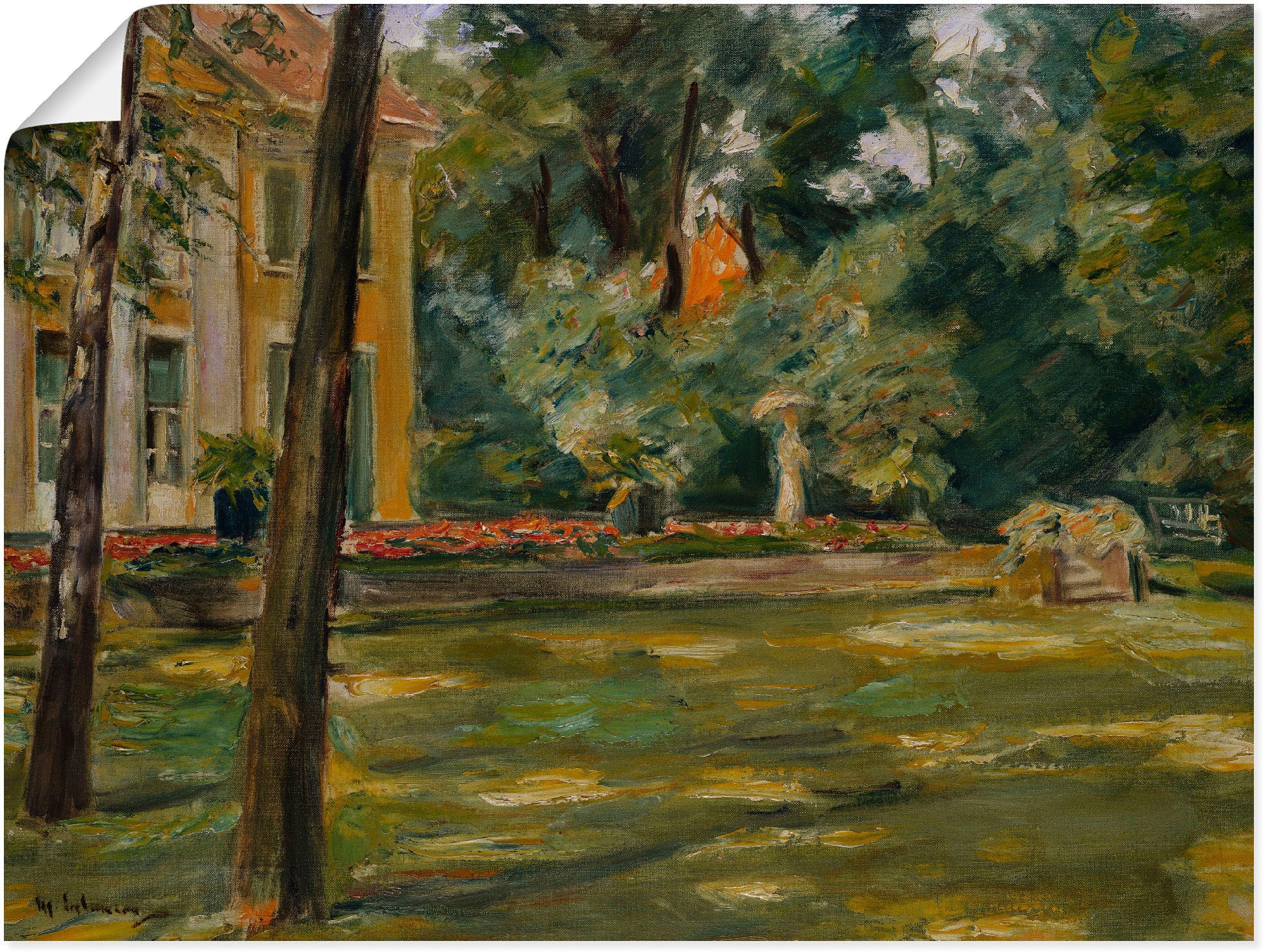 Image of Artland Wandbild »Wannseegarten.«, Garten, (1 St.), in vielen Grössen & Produktarten -Leinwandbild, Poster, Wandaufkleber / Wandtattoo auch für Badezimmer geeignet bei Ackermann Versand Schweiz