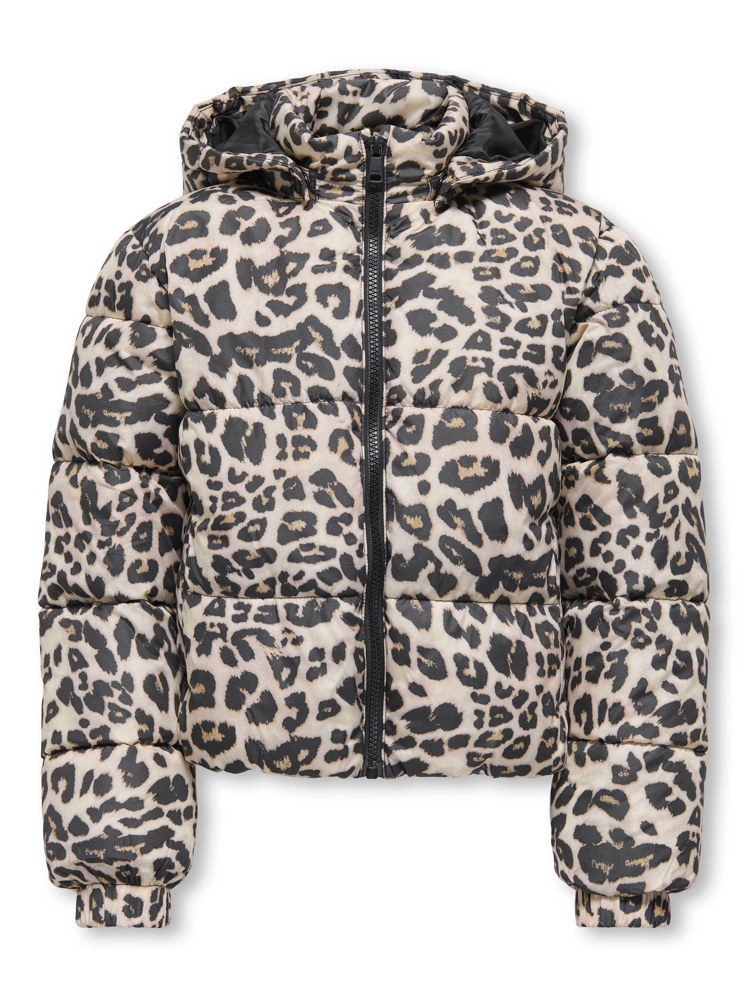 KIDS ONLY Steppjacke »KOGDALIA SHORT PUFFER AOP JACKET CP OTW«, mit Kapuze