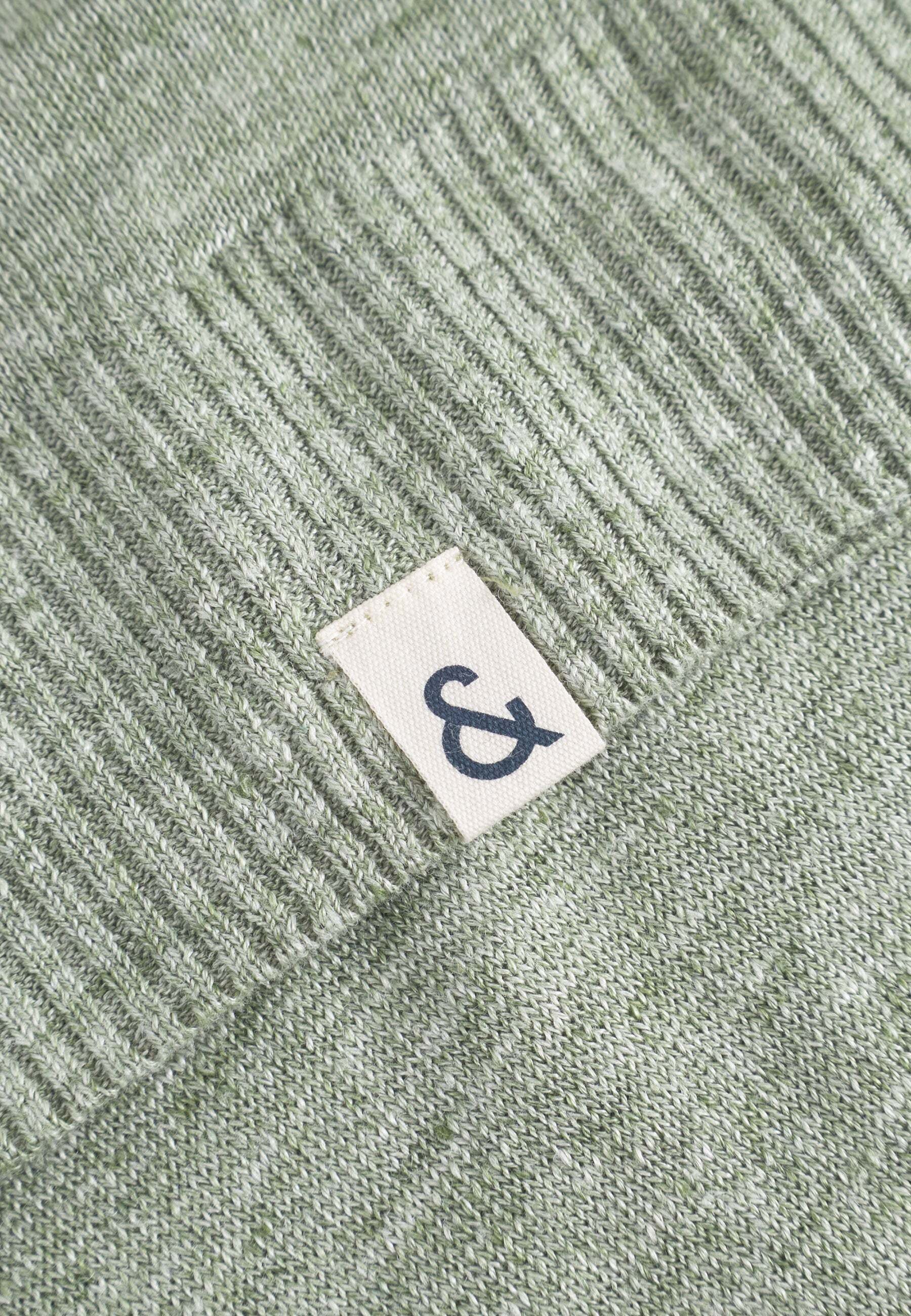 colours & sons Strickpullover »colours & sons Pullover Roundneck-Linen«