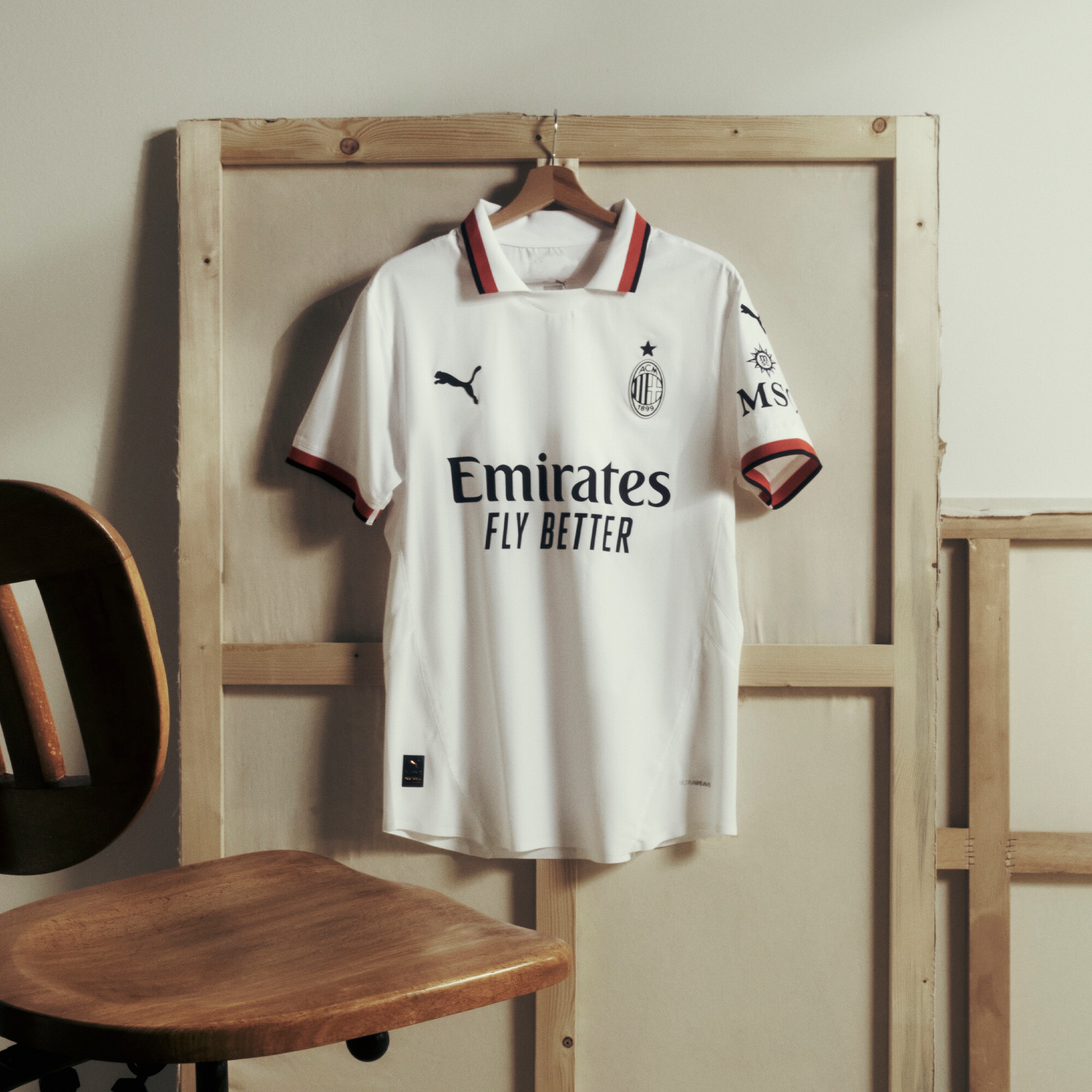 PUMA Trainingstop »ACM AWAY JERSEY REPLICA JR«, Fussballtrikot - AC Mailand Auswärtstrikot 2024/2025 Kinder