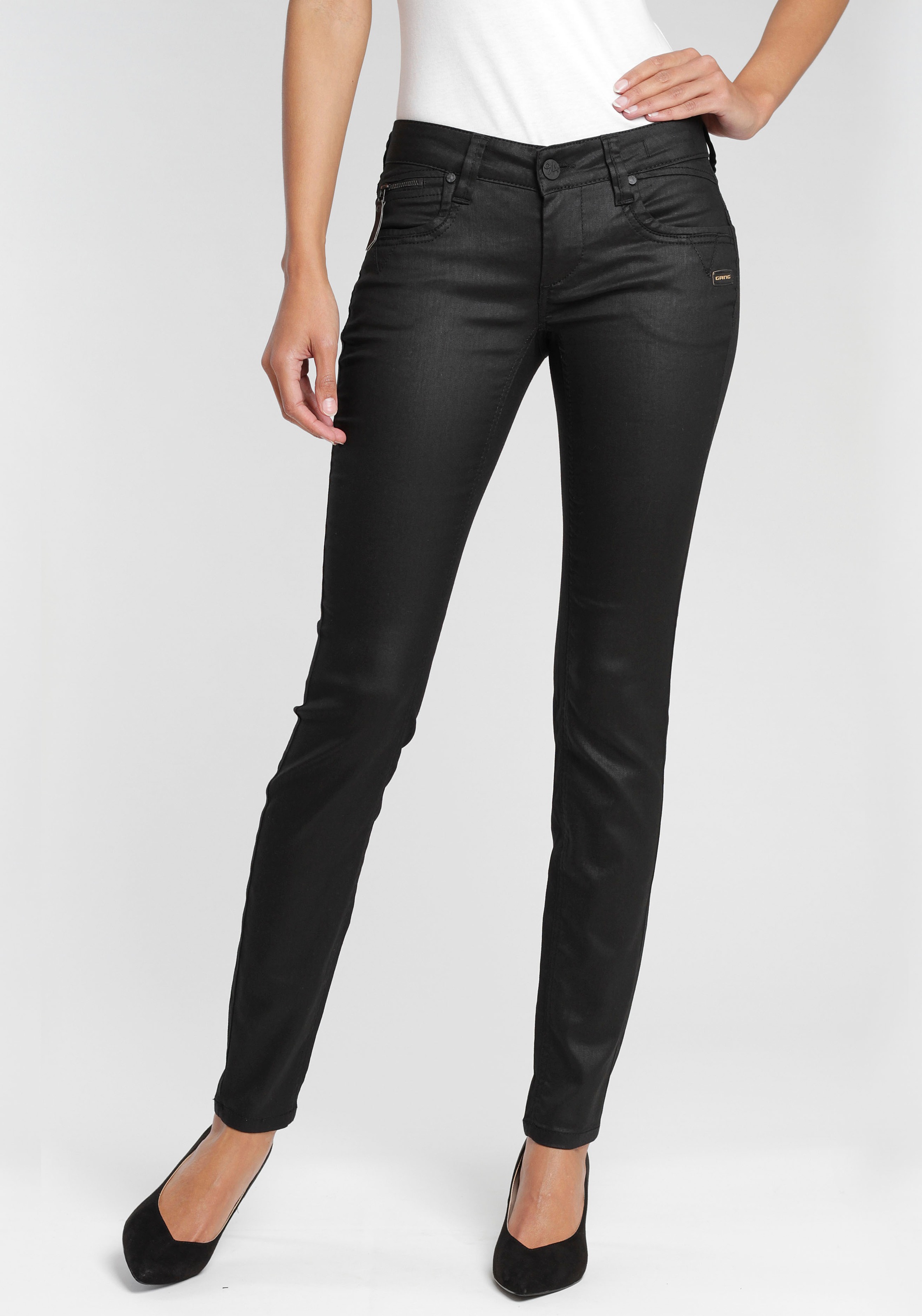 Image of GANG Skinny-fit-Jeans »NIKITA«, Coin-Pocket mit Reissverschluss bei Ackermann Versand Schweiz