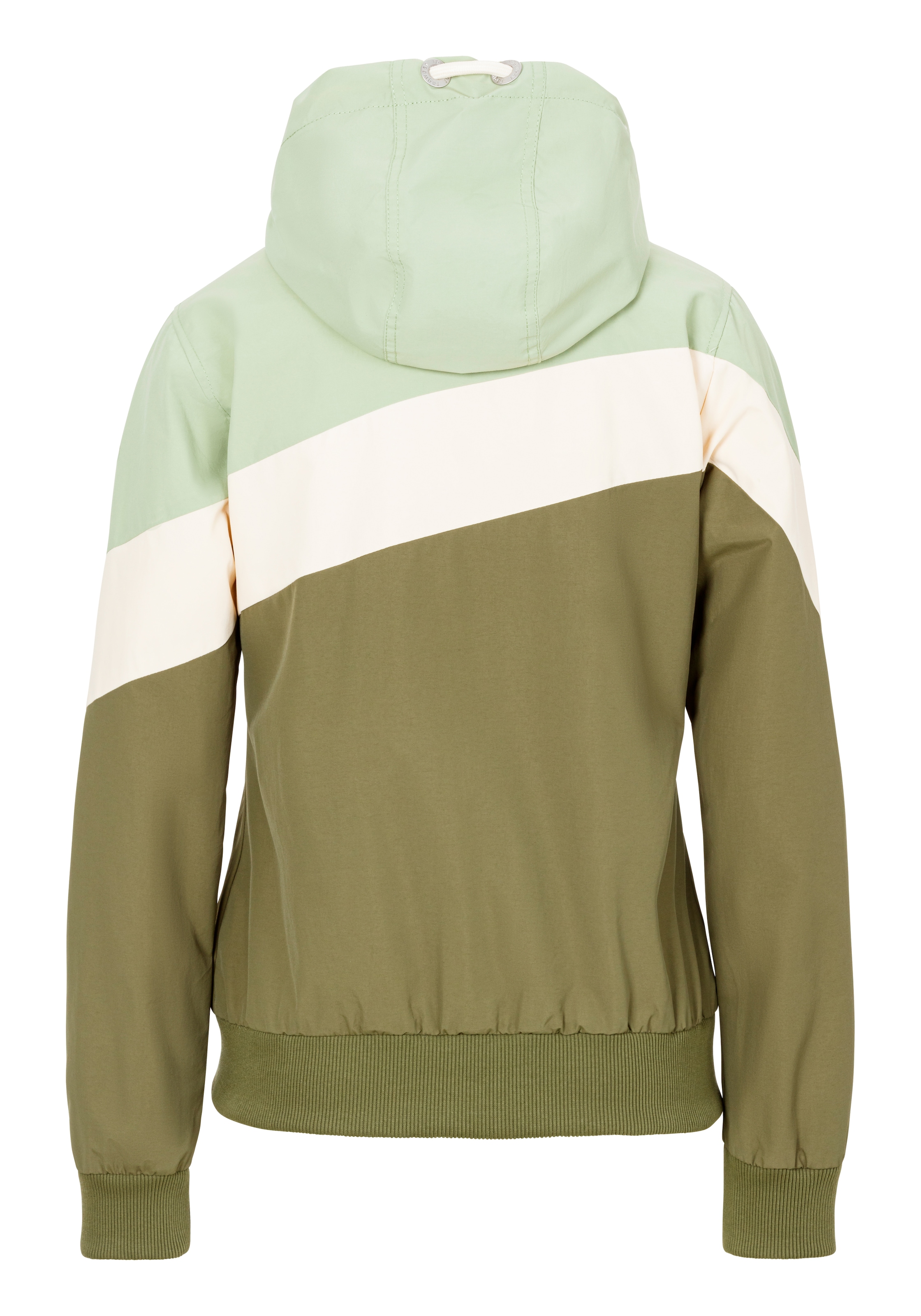 Ragwear Funktionsjacke »NUGGIE OMBRE O«, mit Kapuze, Übergangsjacke aus wasserabweisendem Material