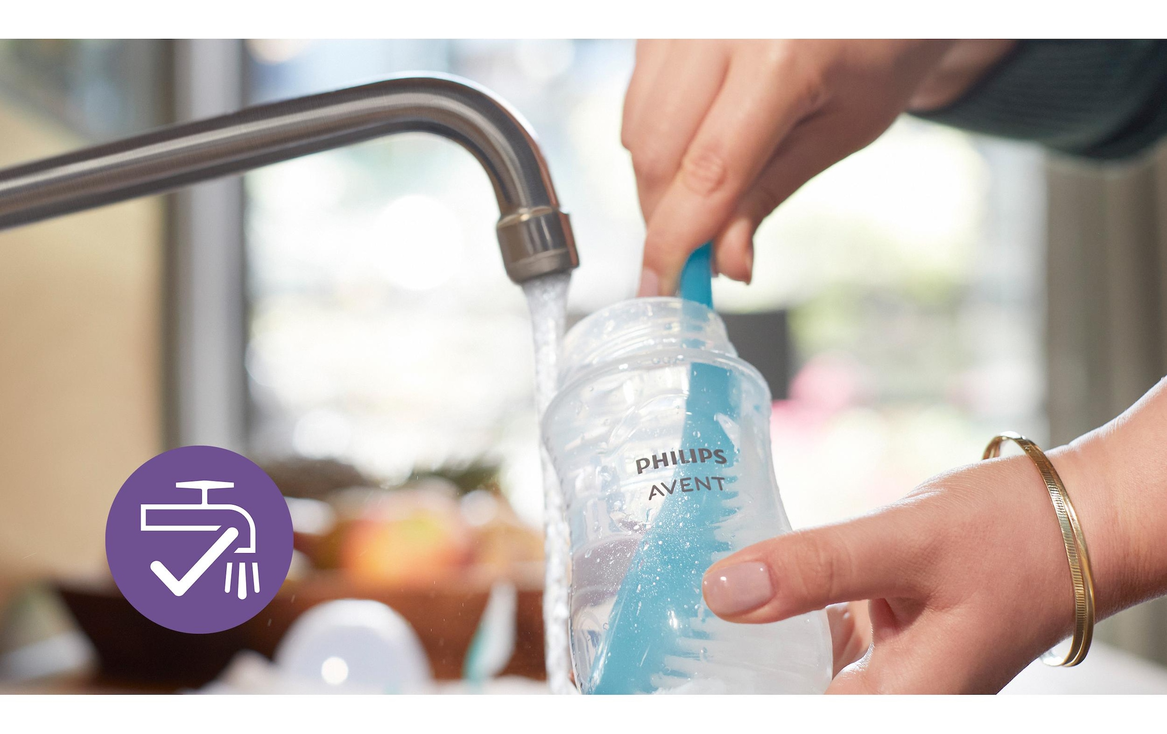 Philips AVENT Babyflasche »Philips Avent Natural Response Flasche«, (2 tlg.)
