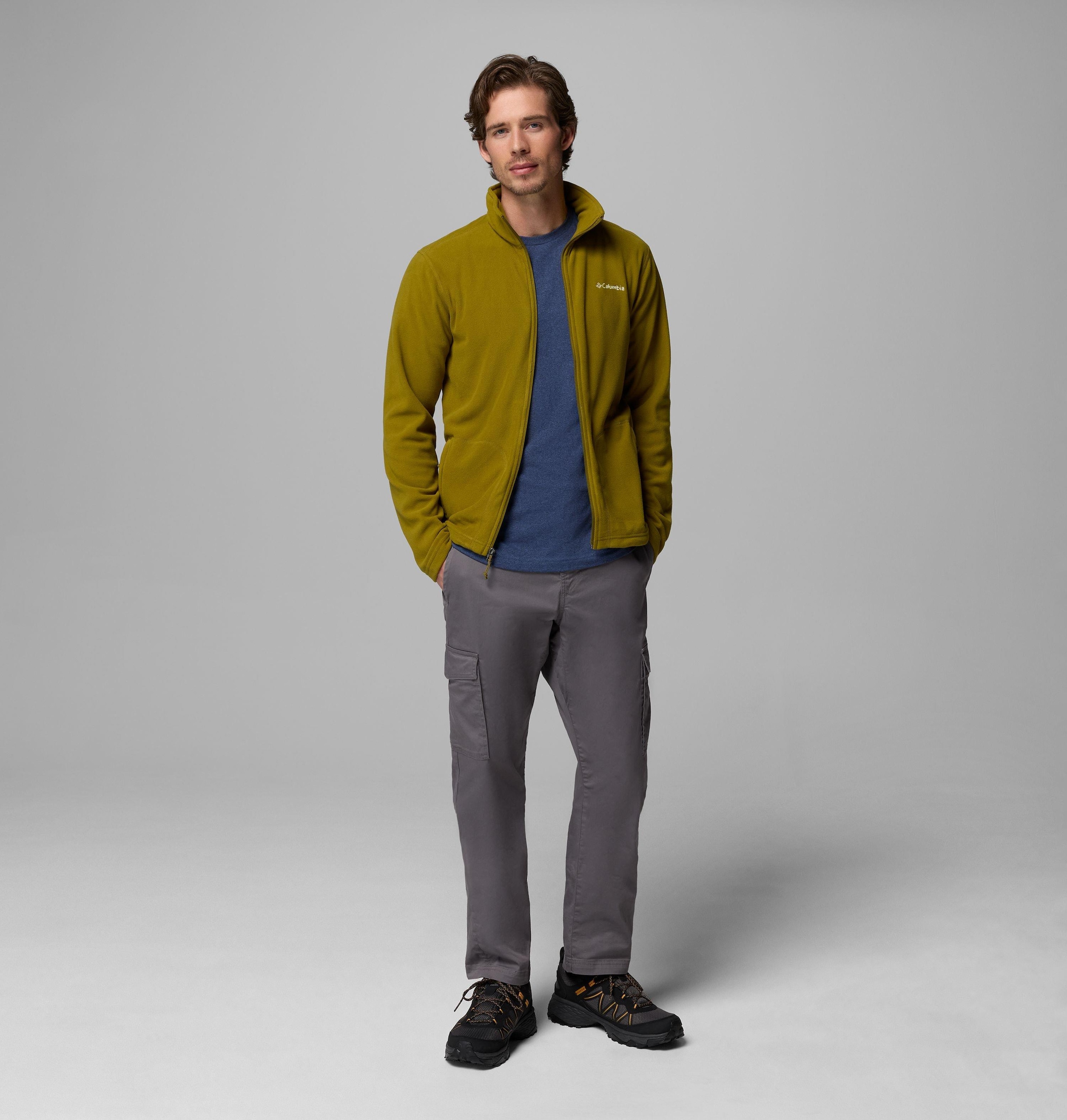 Columbia Veste polaire »Fast Trek™ Light FZ Fleece« leichtes Material, Übergangsjacke, mit kontrastfarbenen Details